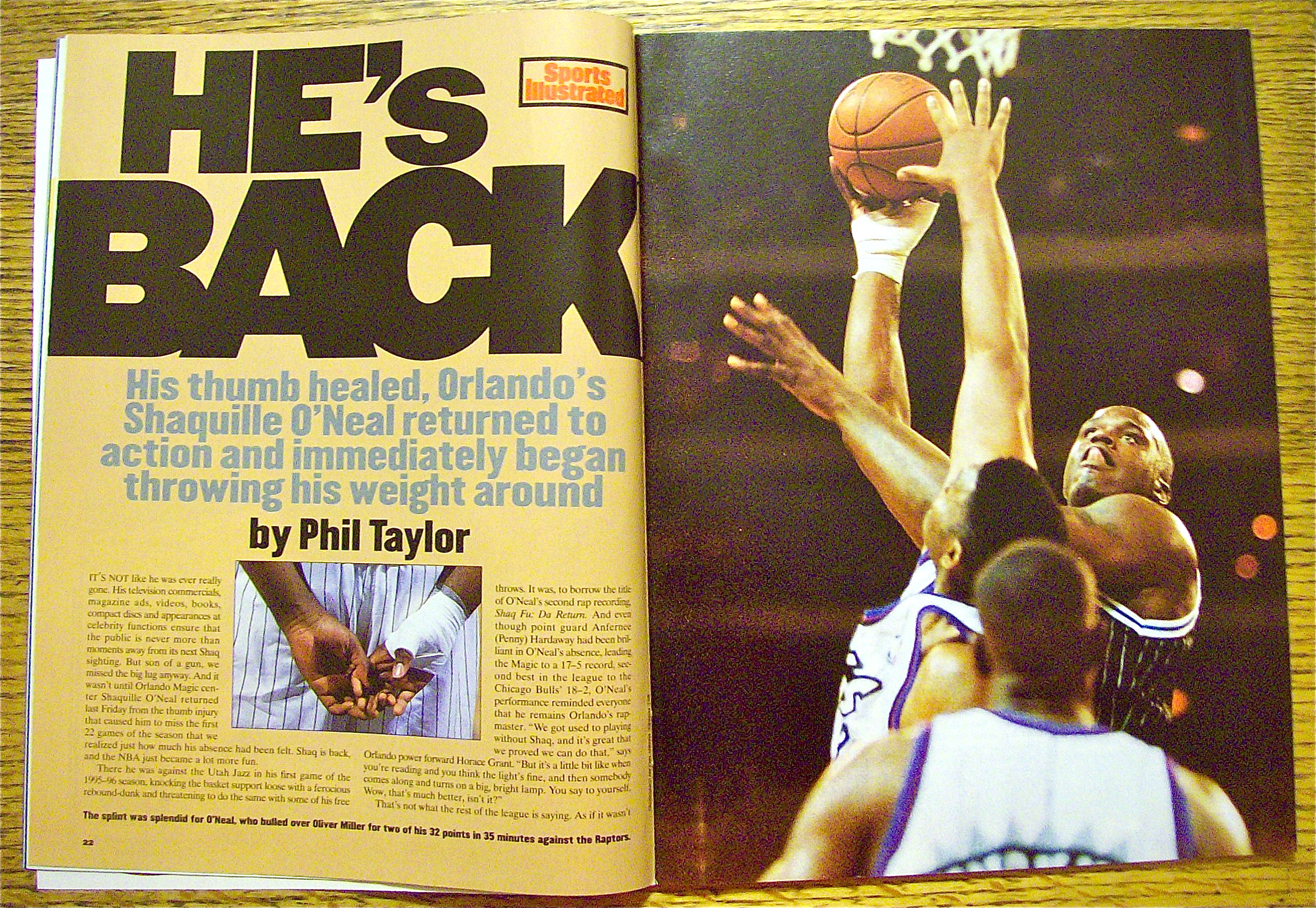 Sport Illustrated Magazine Dec 25, 1995-Jan 1, 1996