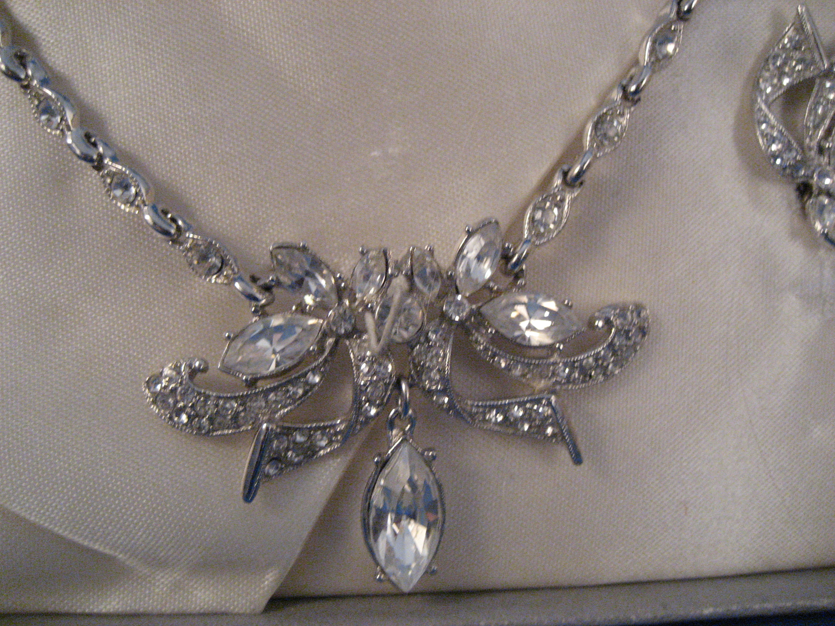 ORA Demi Parrure Rhinestone Necklace Set