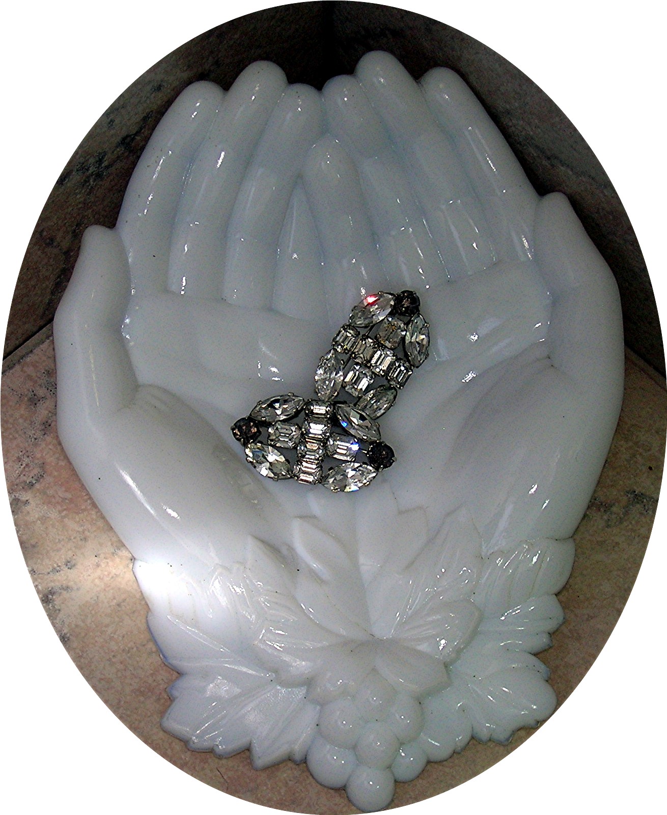 Sparkling Duo of CZECHO Crystal Brooches