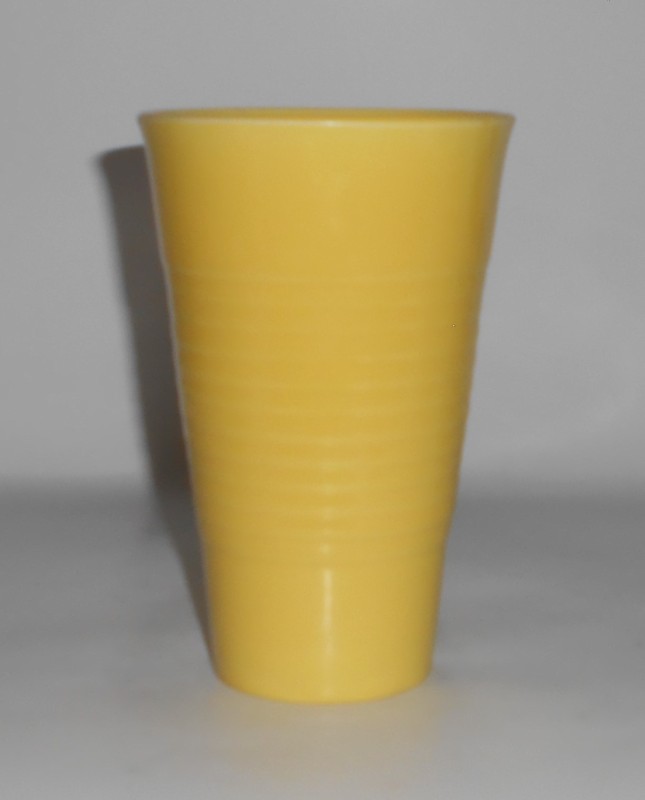 Franciscan Pottery El Patio Bright Gloss Yellow Ice Tea Tumbler