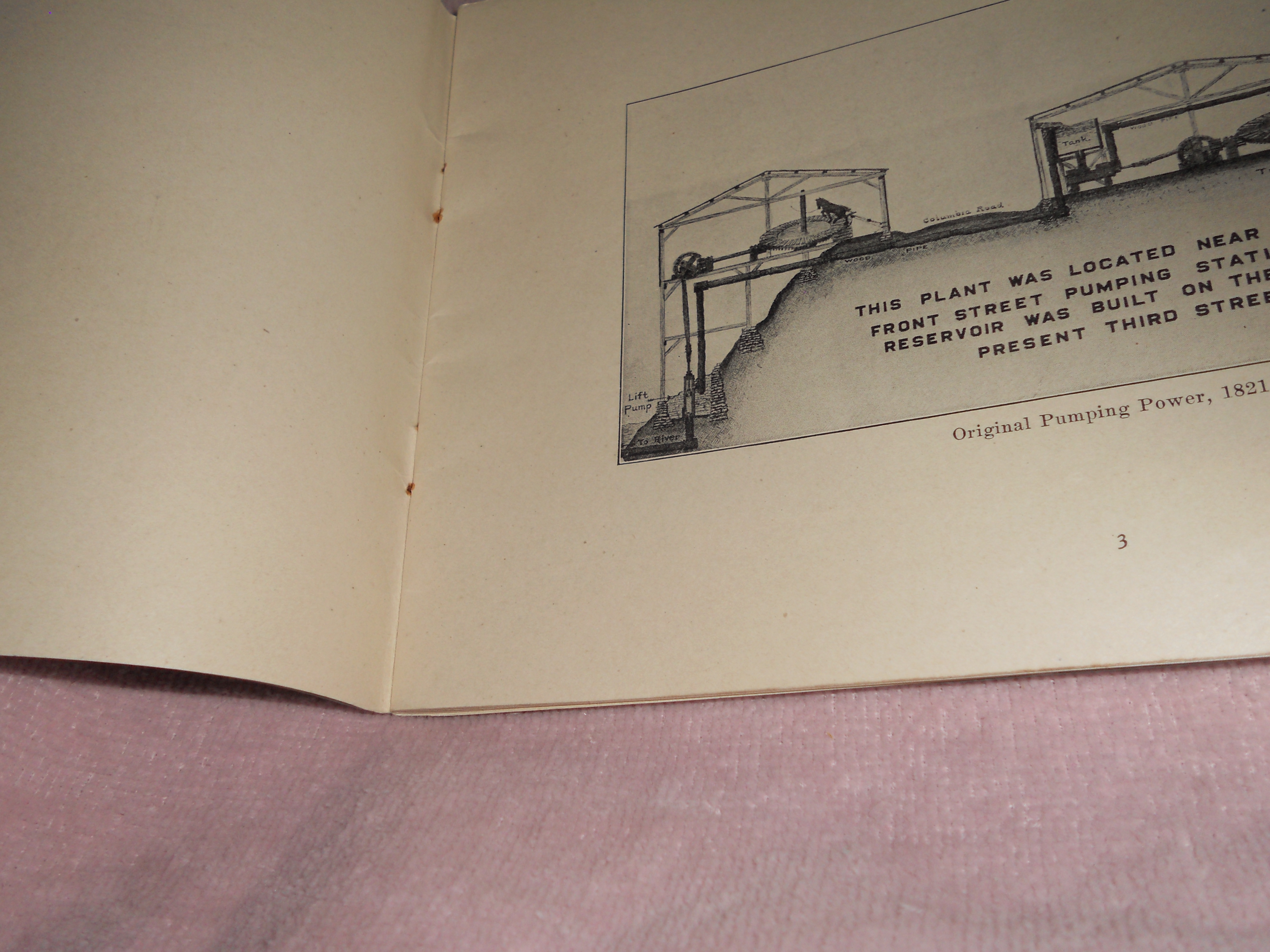 Cincinnati Water Works Booklet with Map