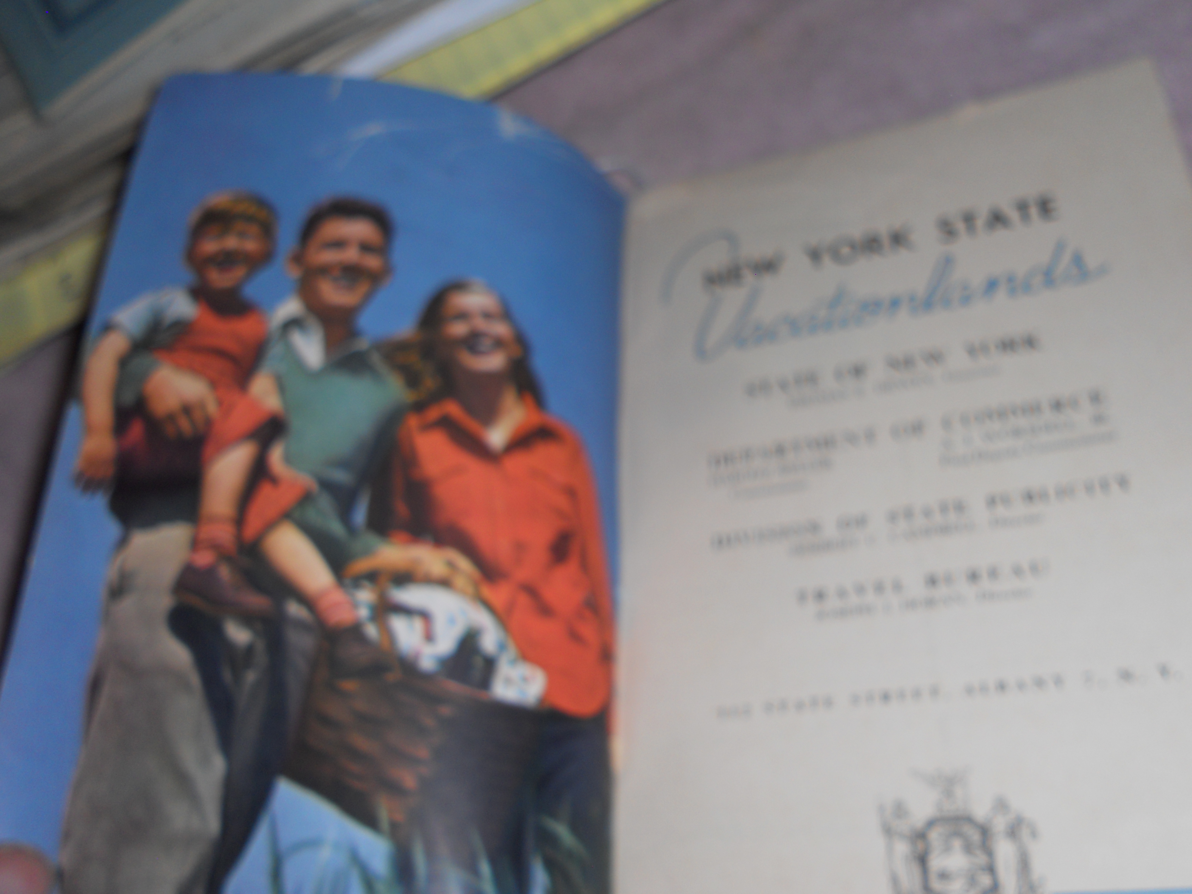 New York State Vacationlands Booket