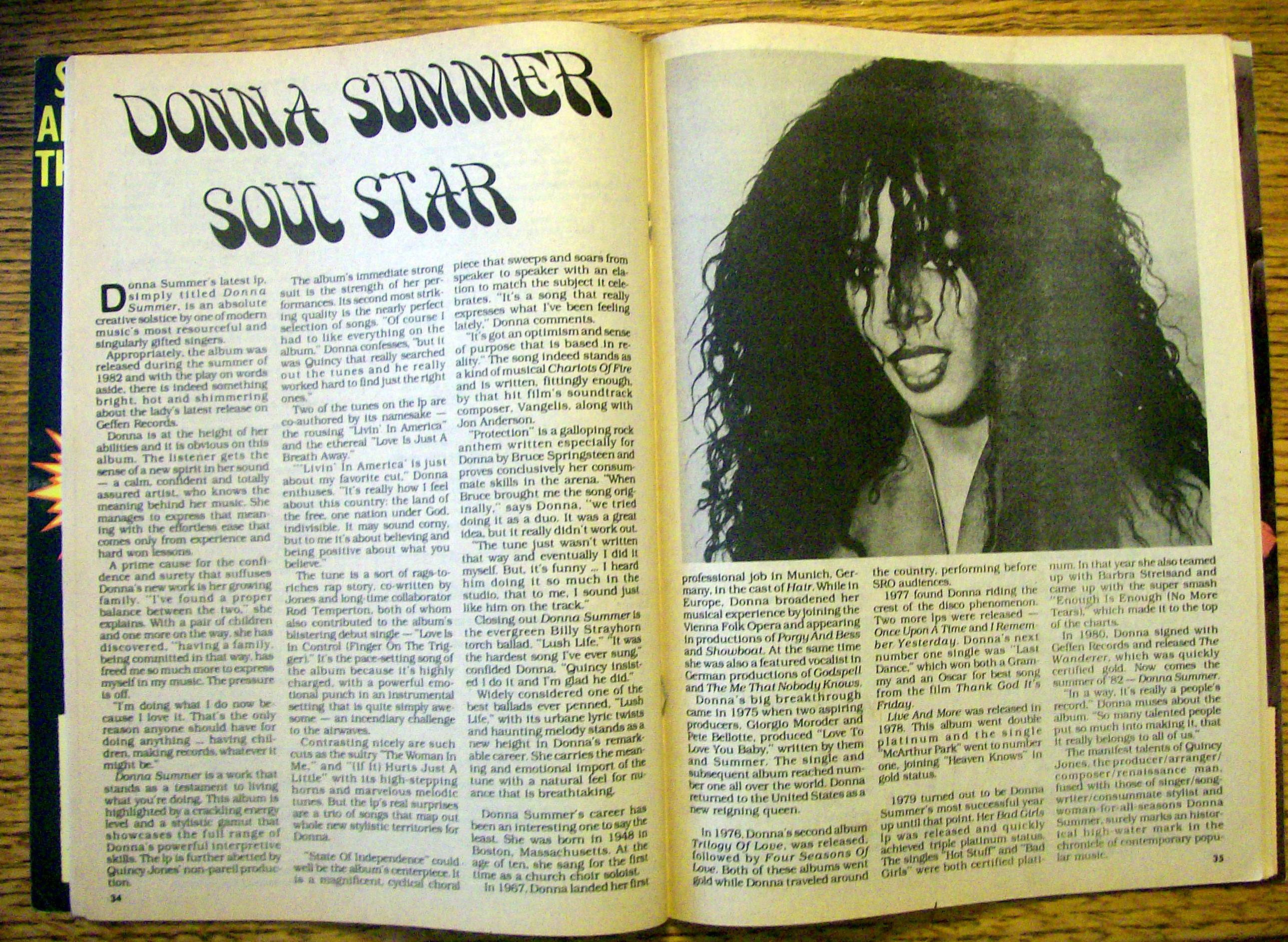 Song Hits Spring 1984 David Lee Roth