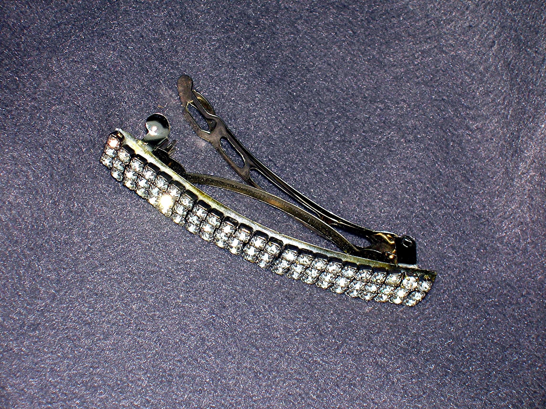 Rhinestone  Hair Barrette 69 Claw Set Crystals