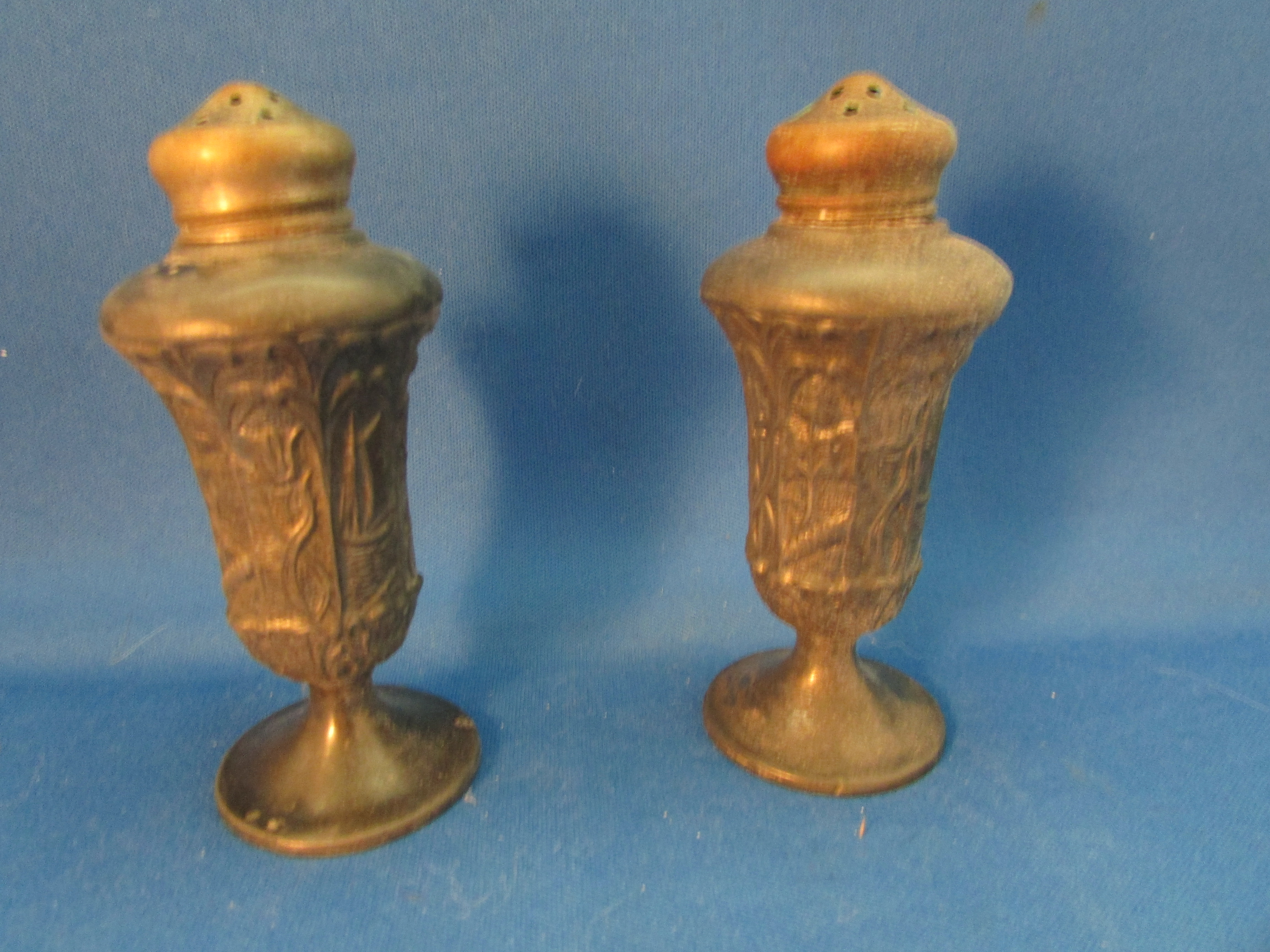 Silver Plated Salt and Pepper Shakers from Nation Silver Com