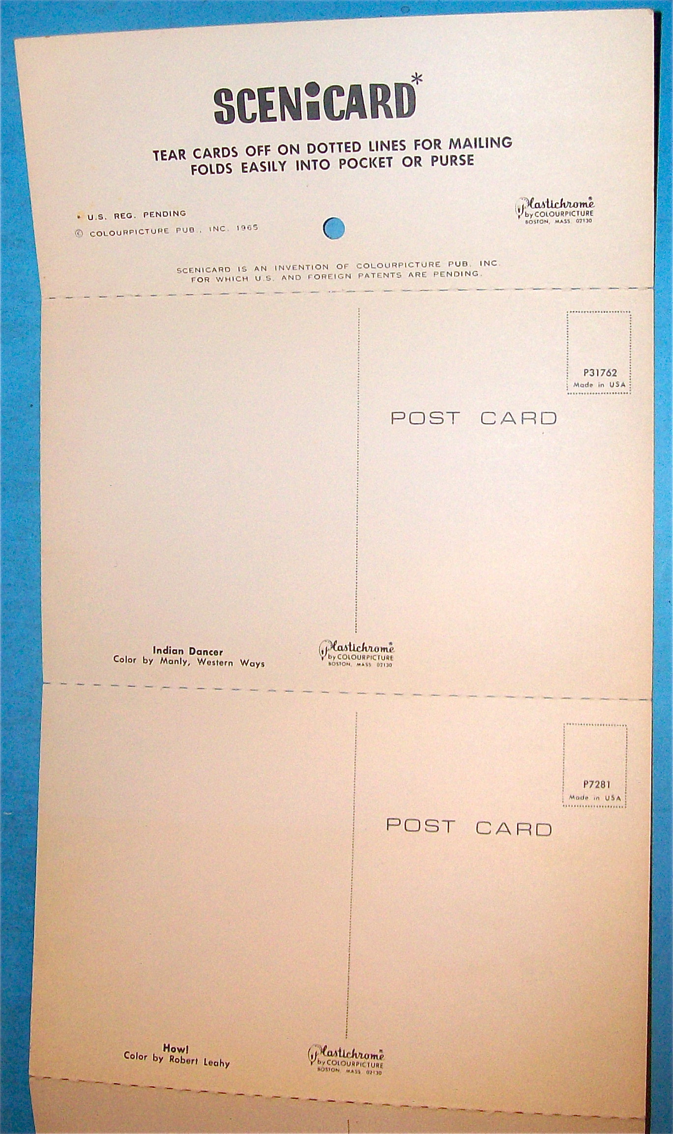 4 Indian Postcards (Dancer, Chief, Maid & More)