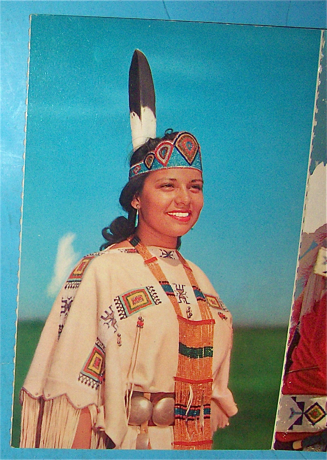 4 Indian Postcards (Dancer, Chief, Maid & More)