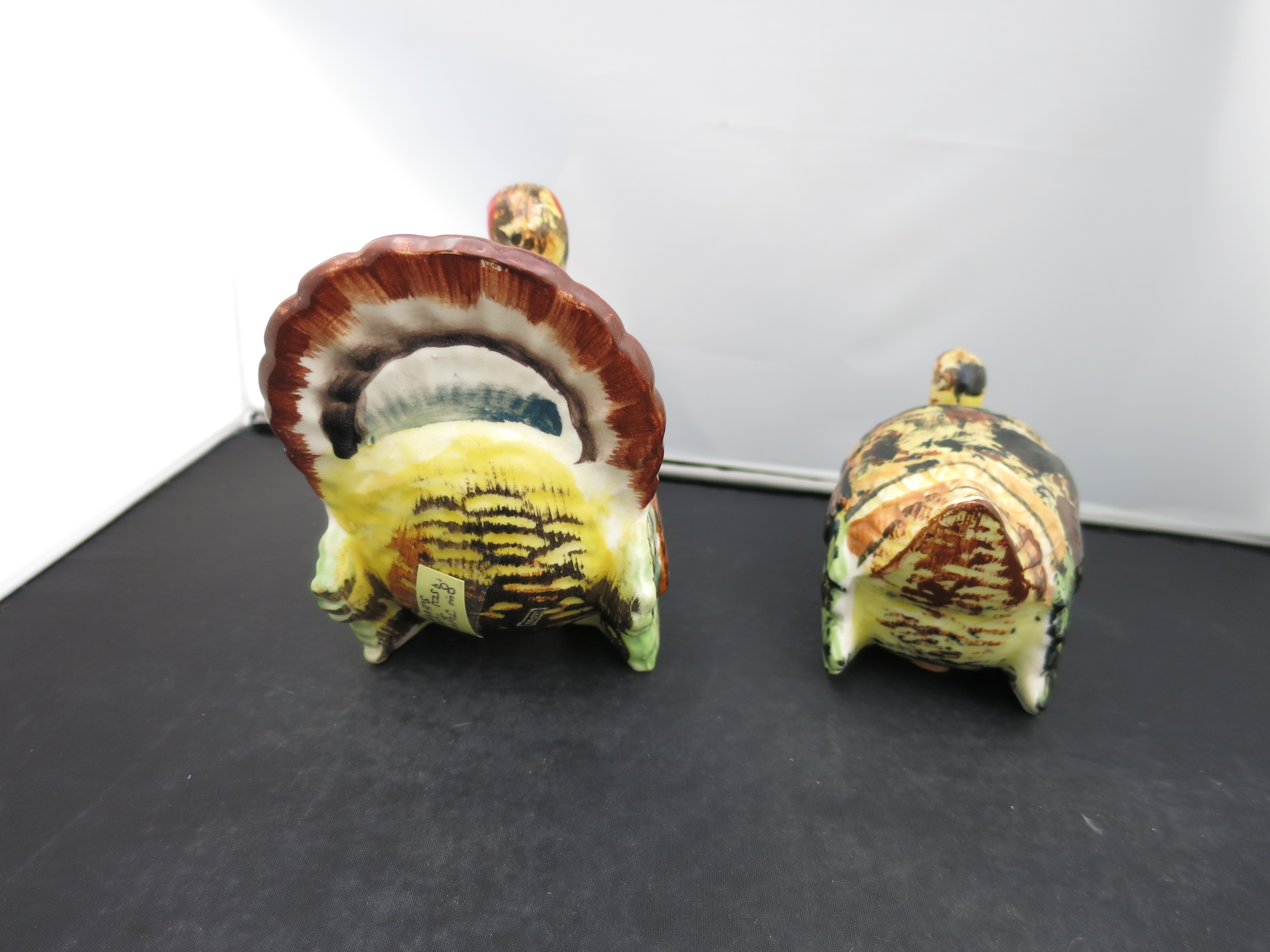 Vintage Turkey Salt and Pepper Shakers Japan Label