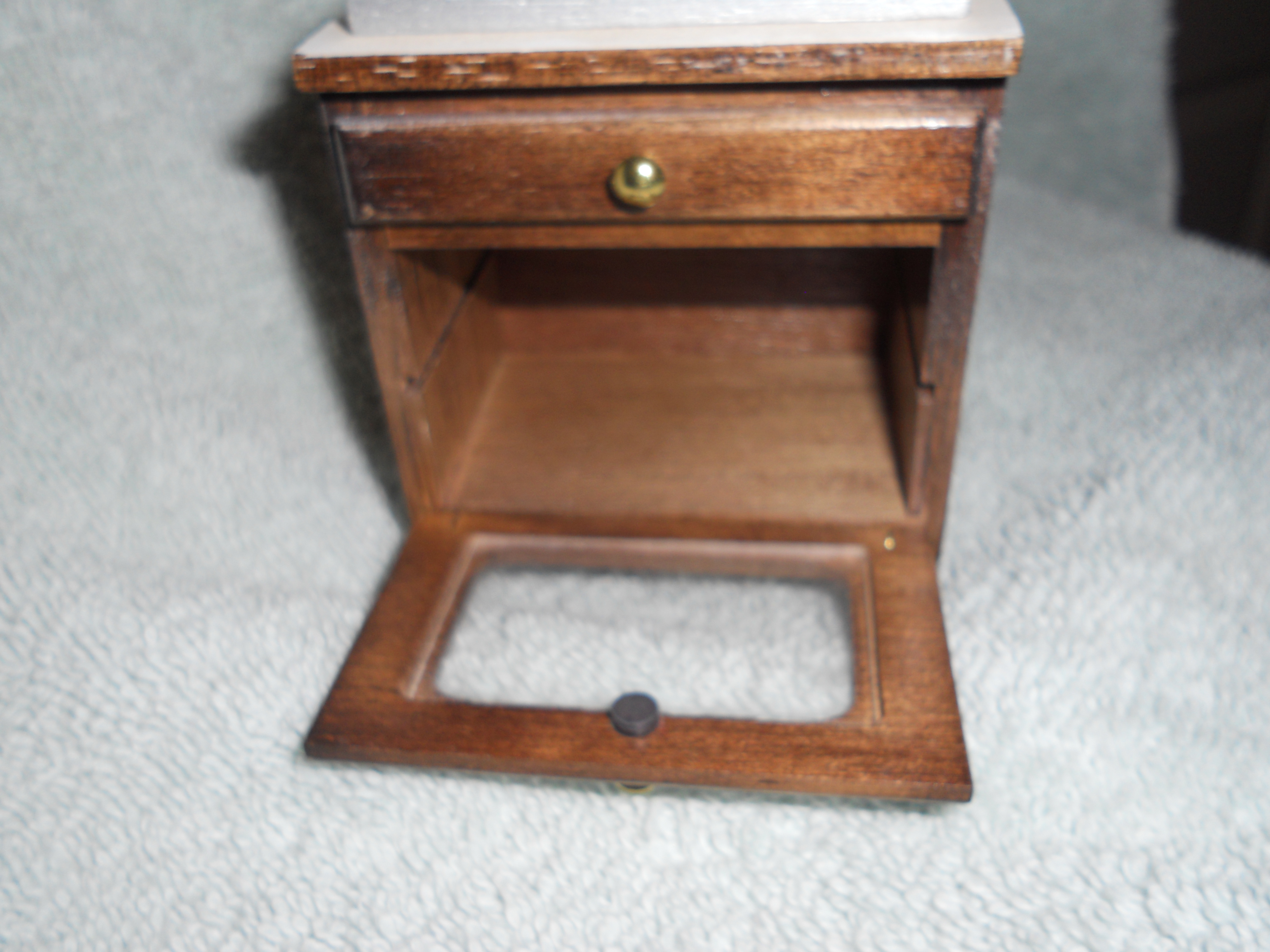 Dollhouse Kitchen Stove Made of Wood