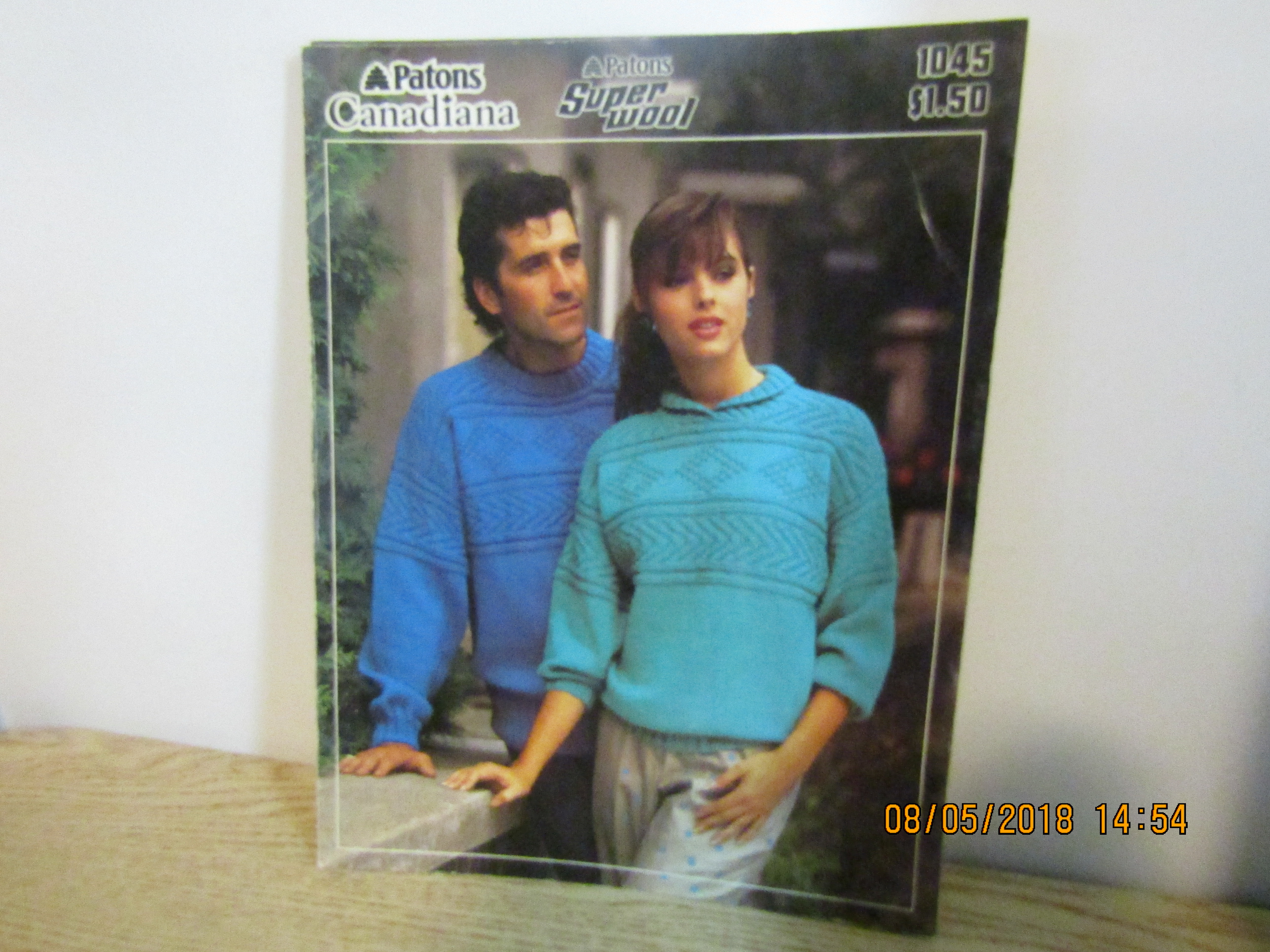 Patons Super Wool Man & Woman Sweaters #1045
