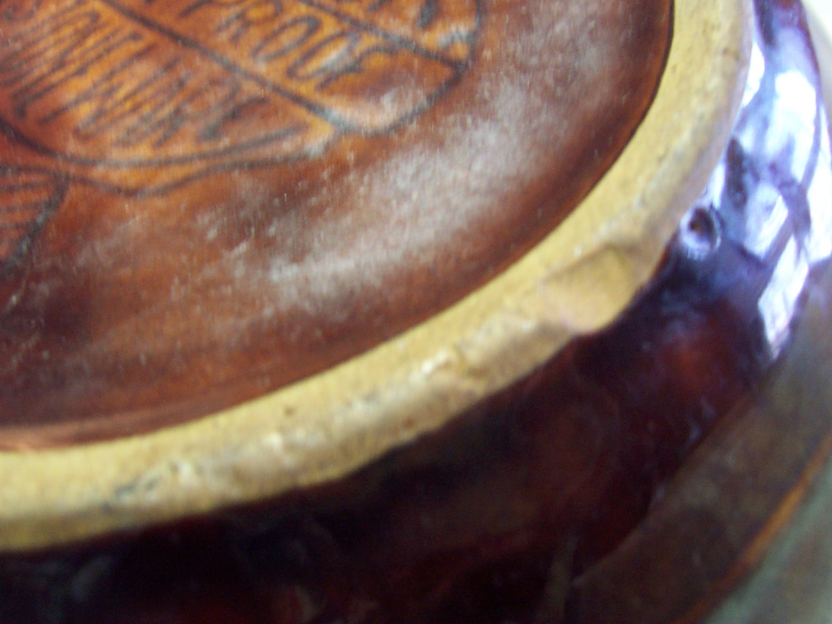 Mar-Crest Stoneware Daisy Dot Casserole
