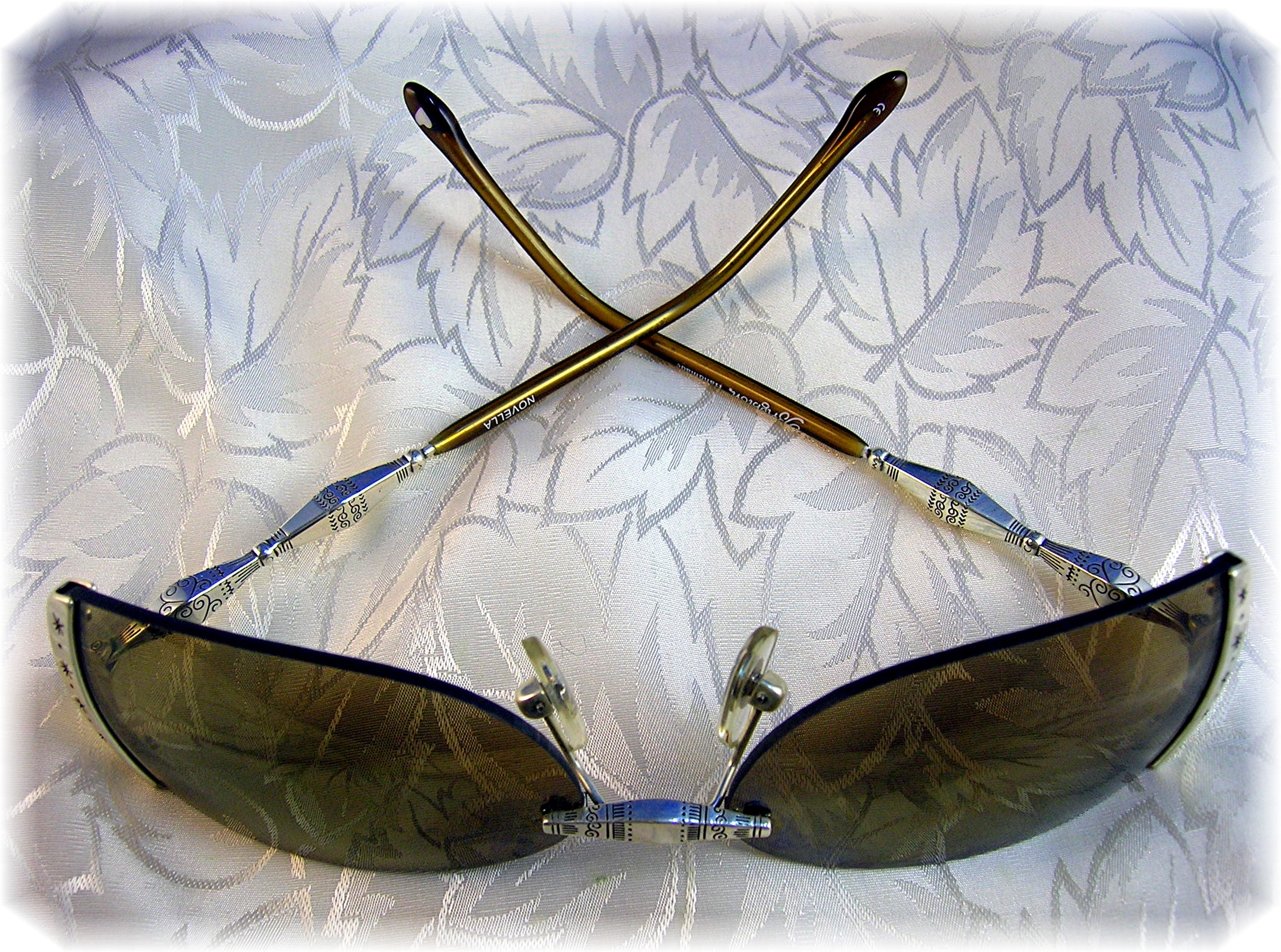 Silver Ornate Brighton Sun Glasses
