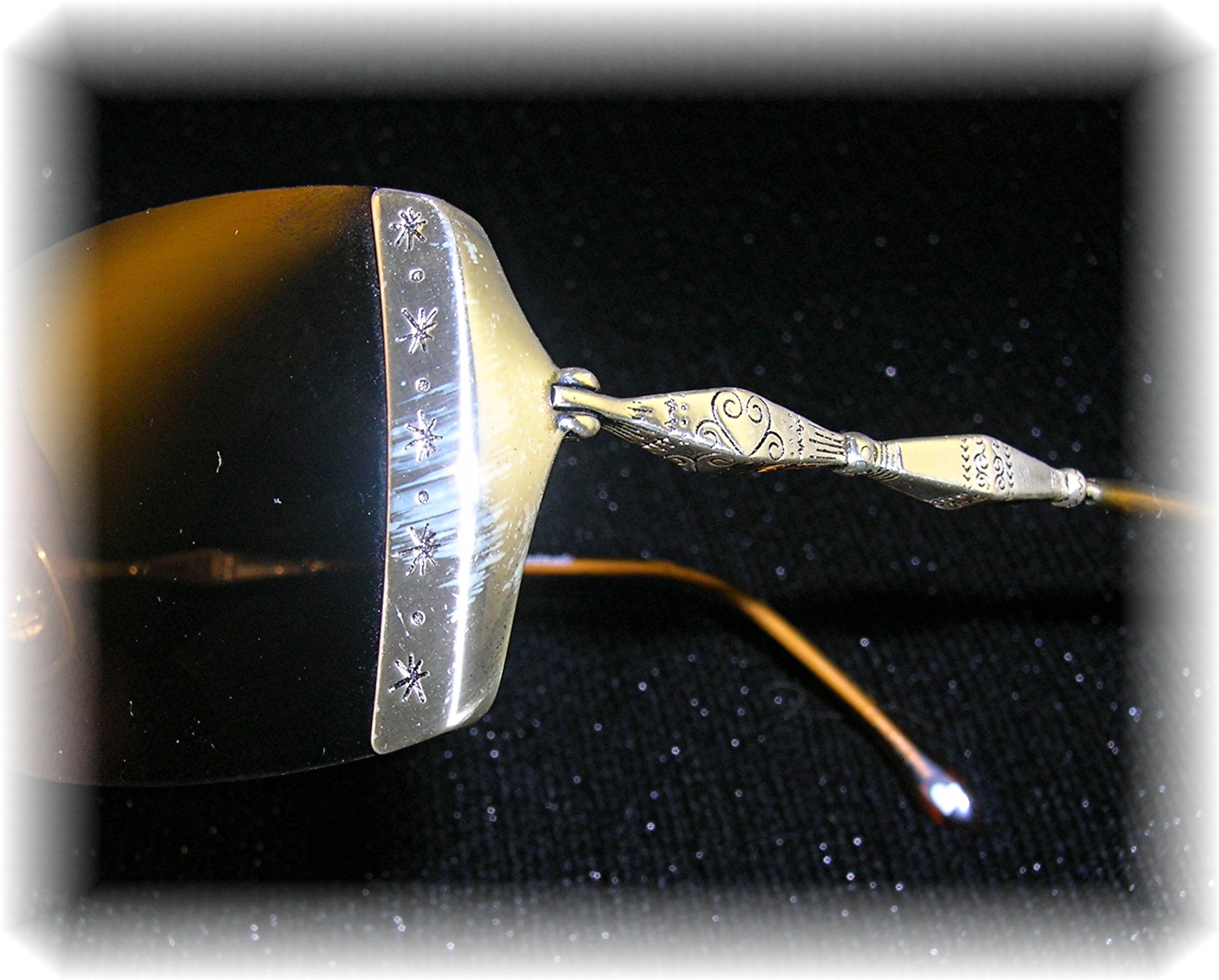 Silver Ornate Brighton Sun Glasses