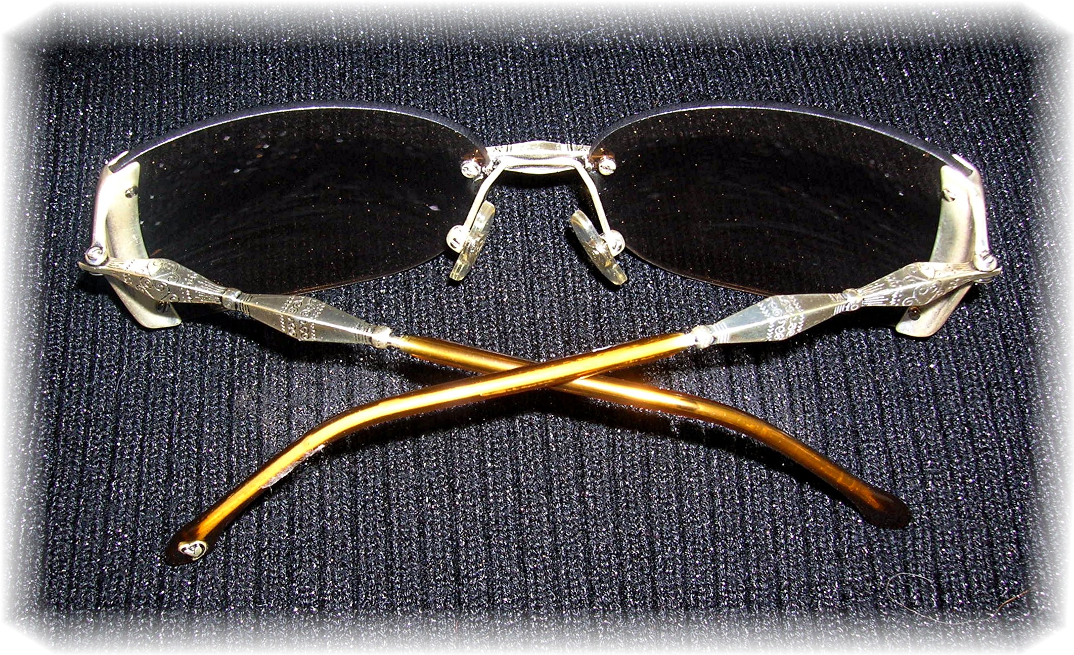 Silver Ornate Brighton Sun Glasses