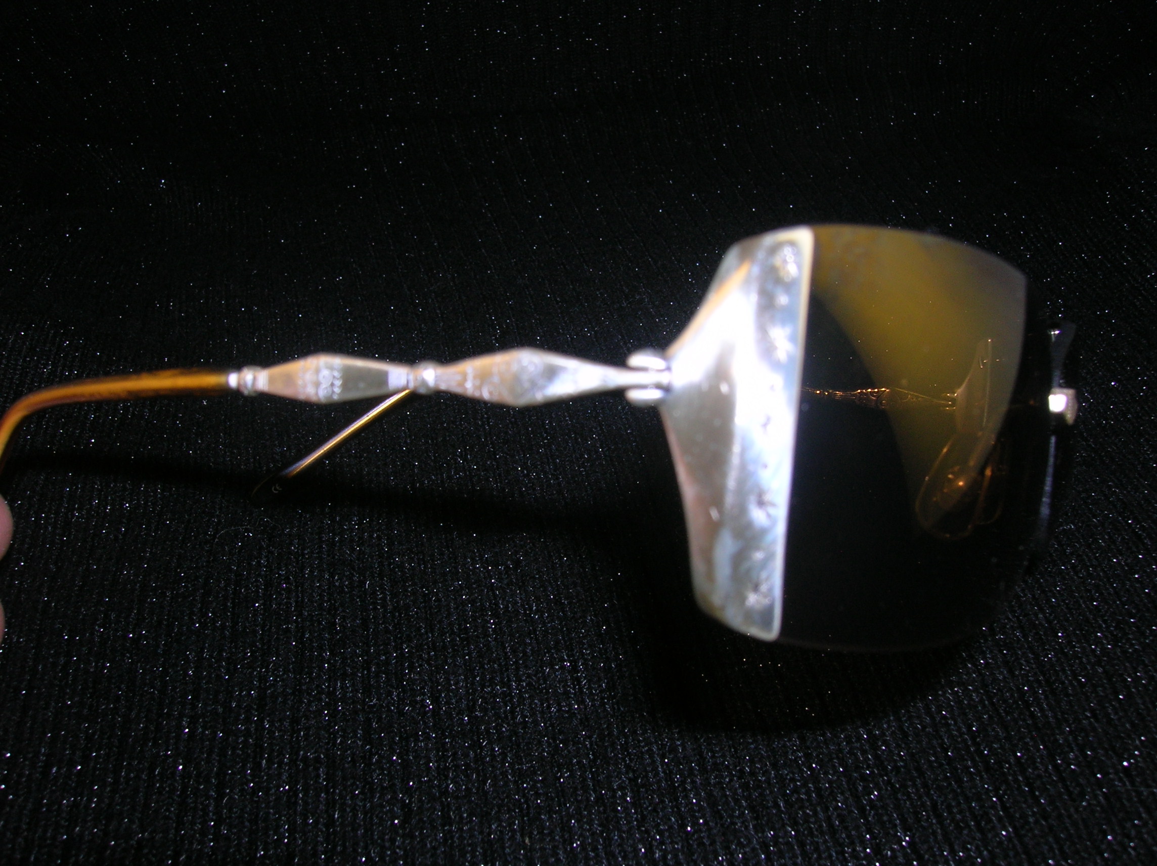 Silver Ornate Brighton Sun Glasses