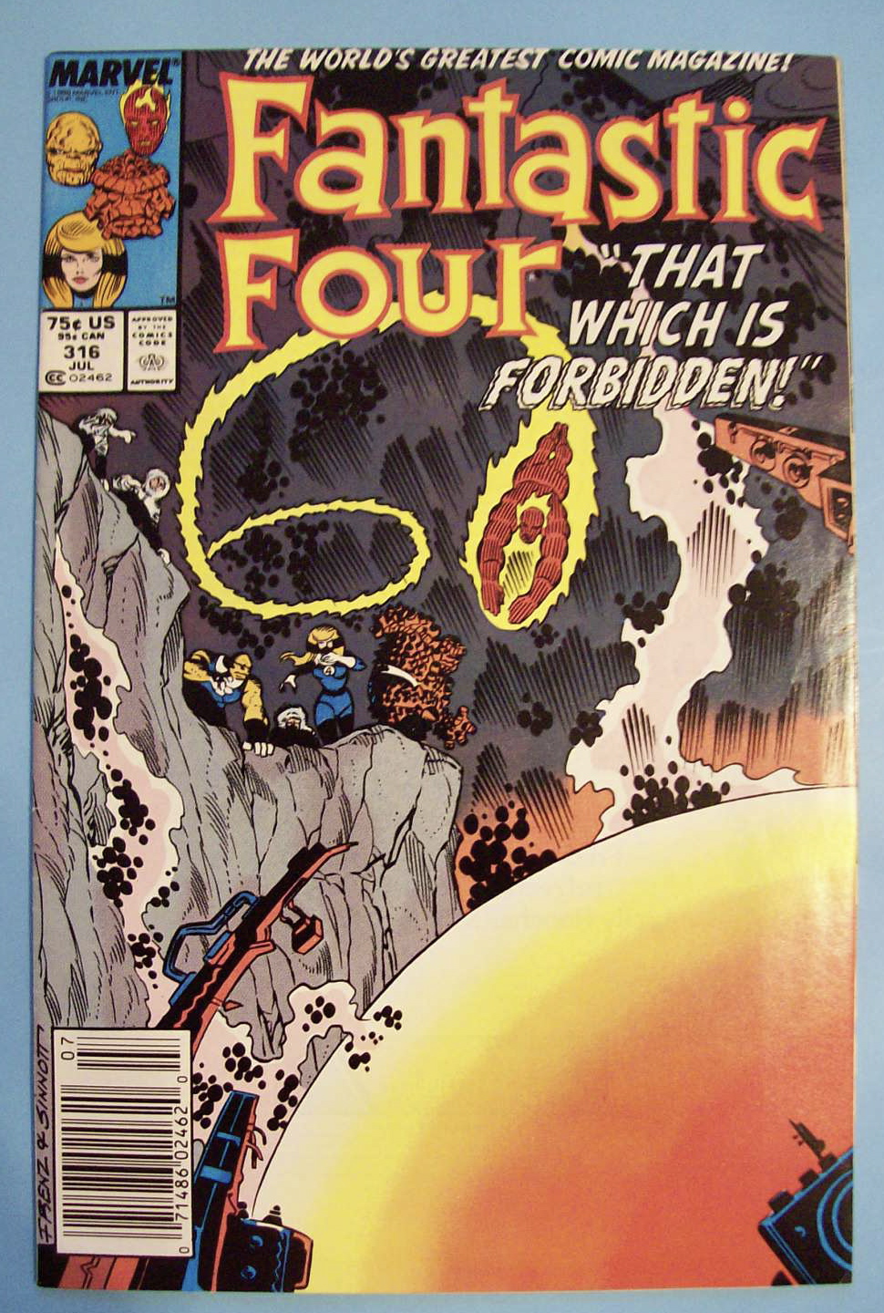 Fantastic Four Comics - July 1988 - Cold Storage