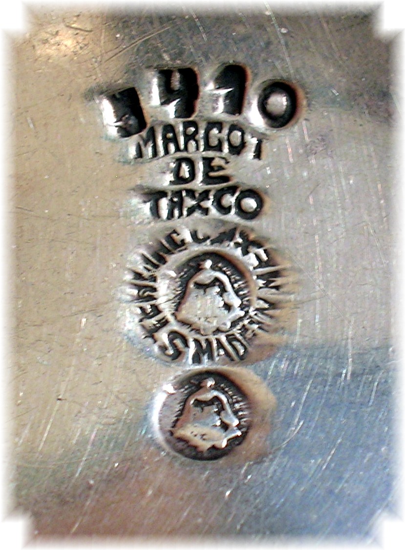 Taxco Mexico Margot Sterling Silver Clamper Bracelet