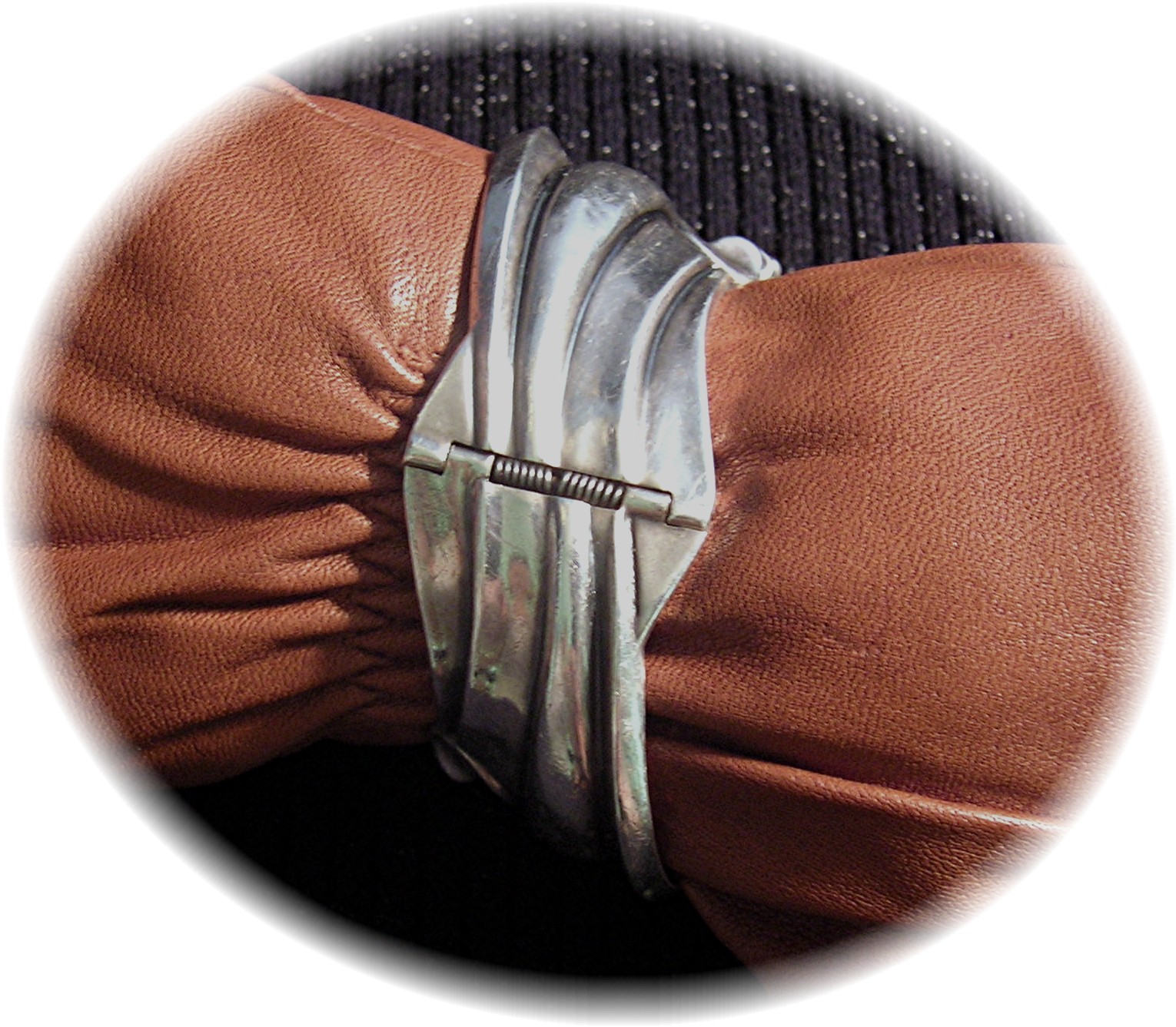 Taxco Mexico Margot Sterling Silver Clamper Bracelet