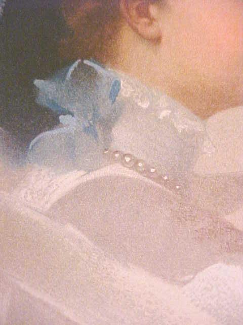 Print Lady with Blue Hat 1910 Gibson Girl Style
