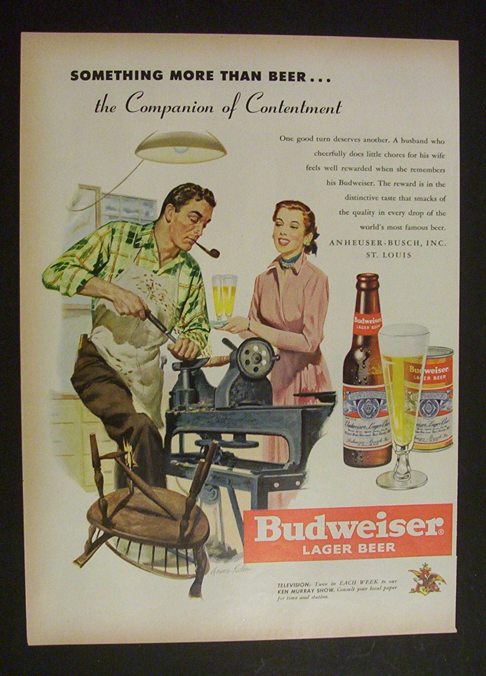 1951  Budweiser  Beer