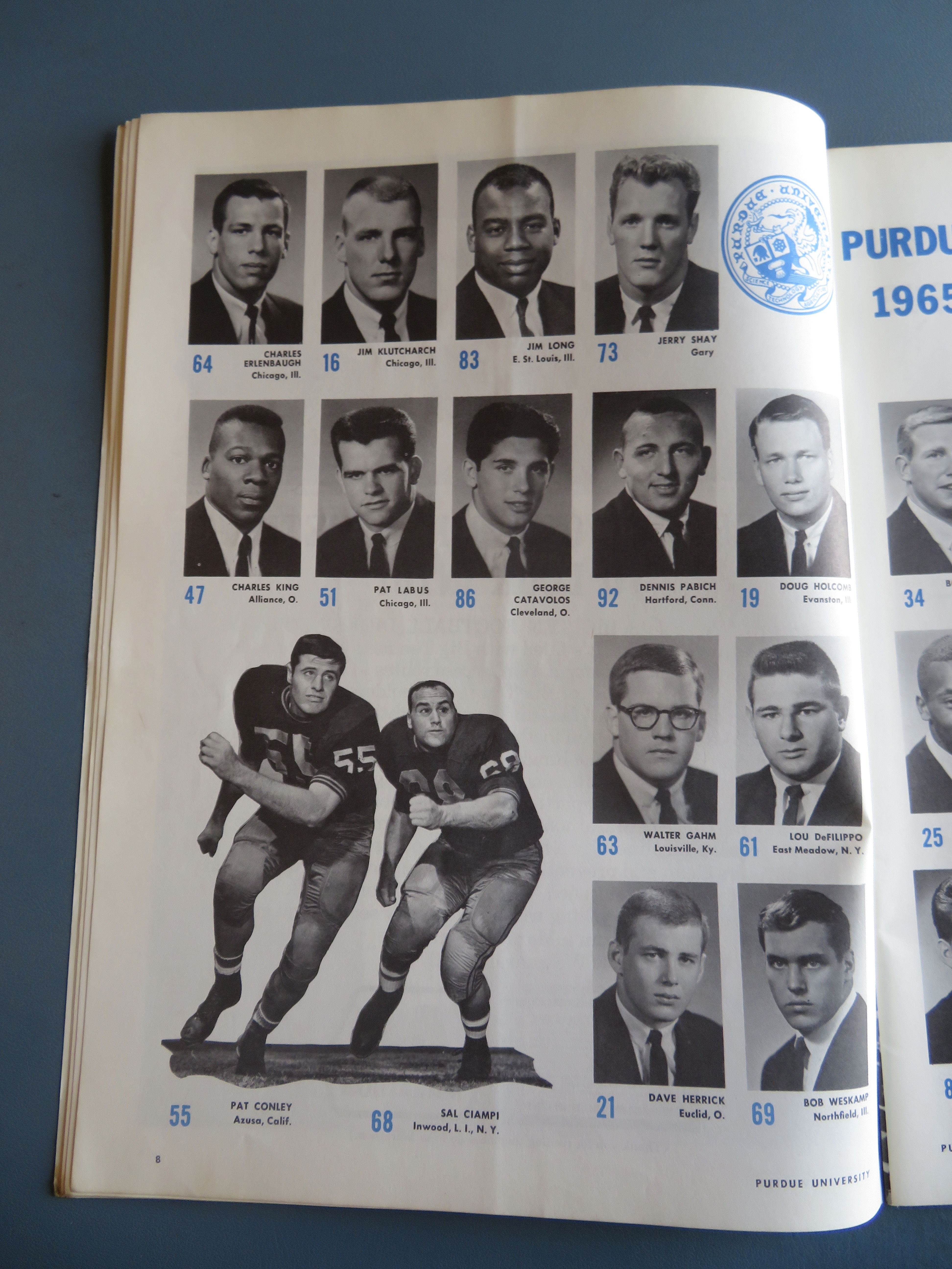 1965 Purdue vs Notre Dame Official Program