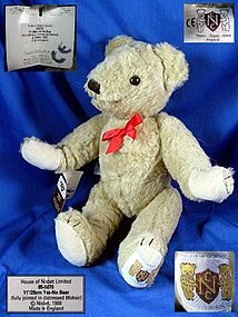 Nisbet Yes - No Teddy bear 1988 made in England