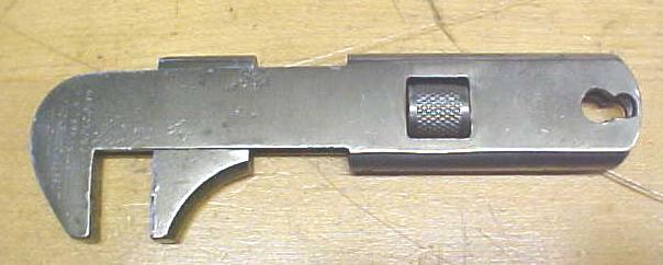 F. Mossberg Bicycle Wrench 1895 Patent 5 inch