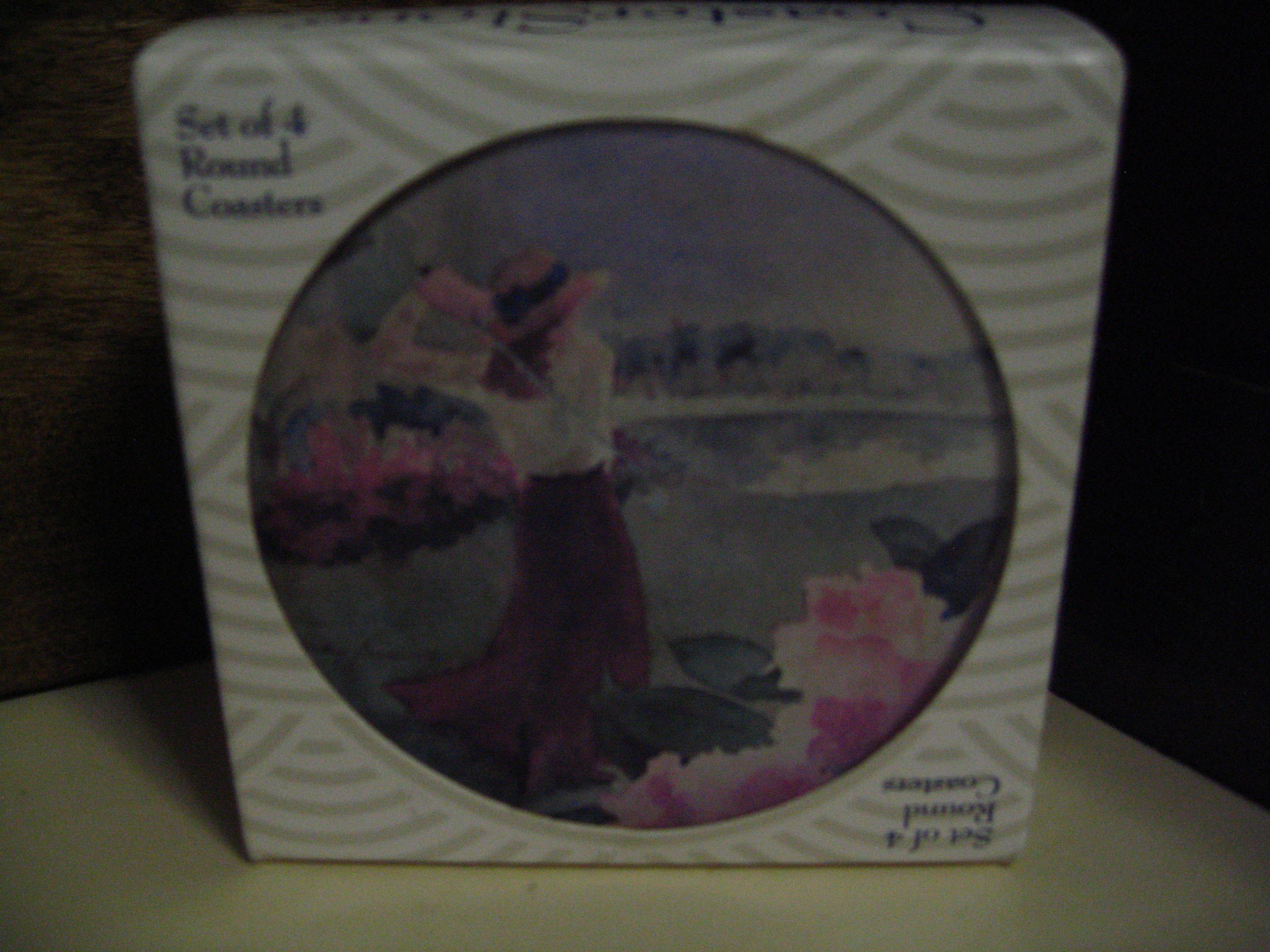 Coaster Stone Round Coaster Set