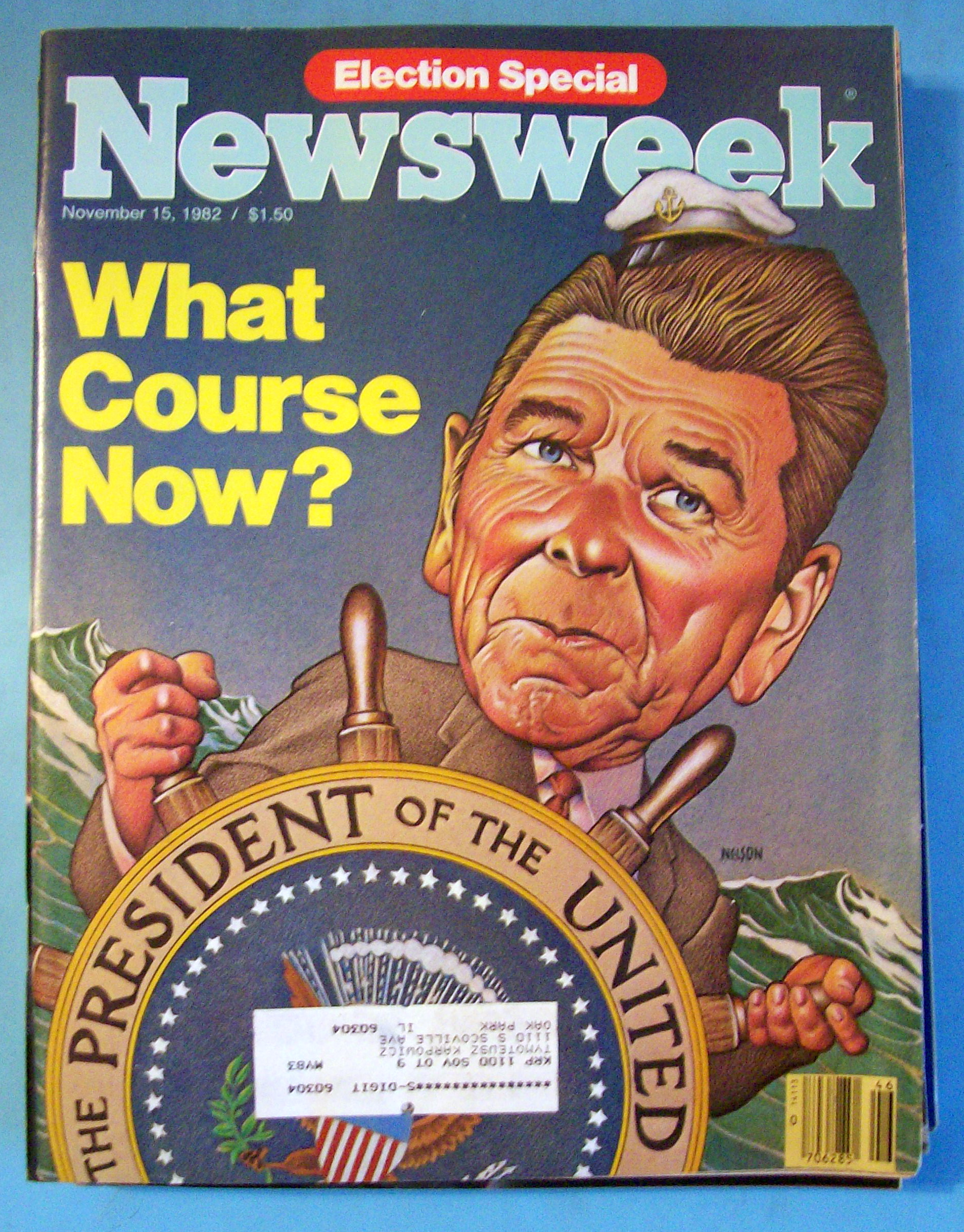 Newsweek Magazine - November 15, 1982 - Ronald Reagan