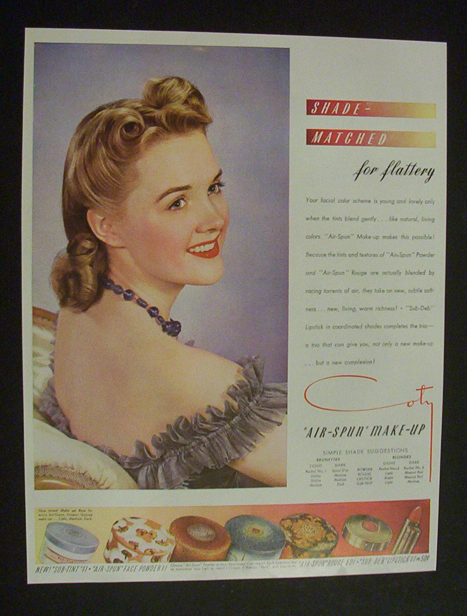 1941 Coty Air Spun Make Up
