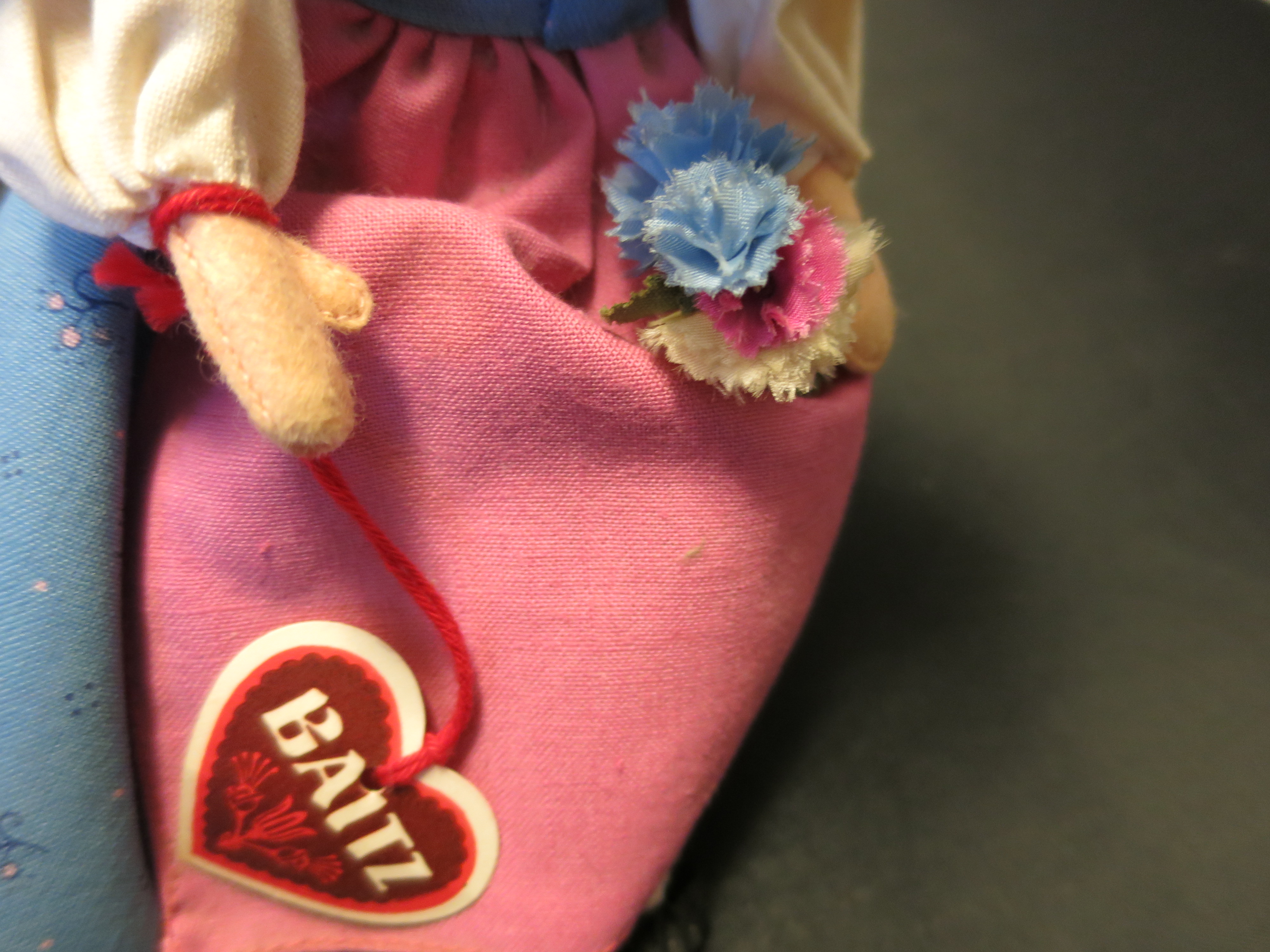 Baitz Cloth Doll Austria original with hang tag