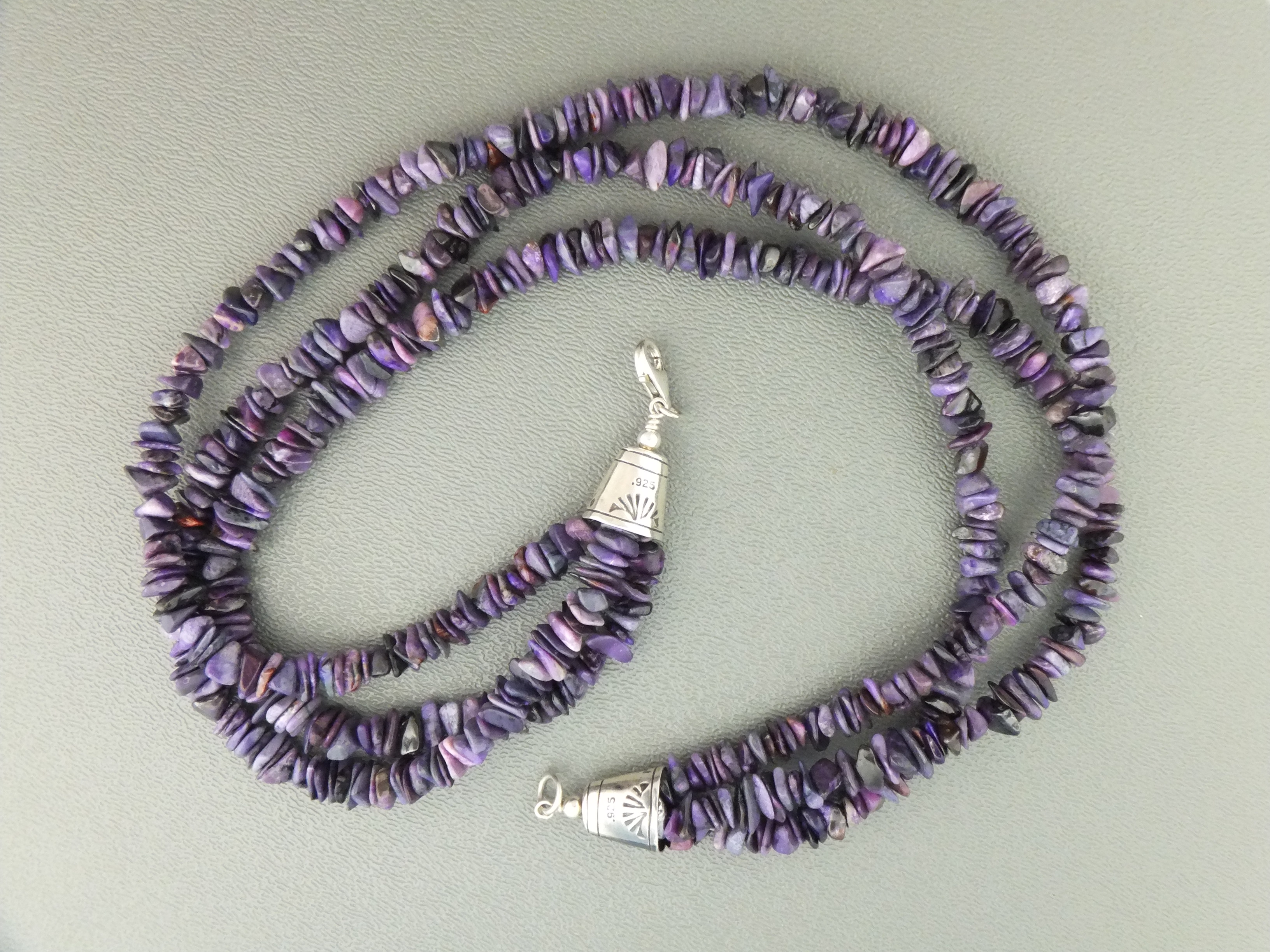 Necklace Russian Charoite Sterling Silver