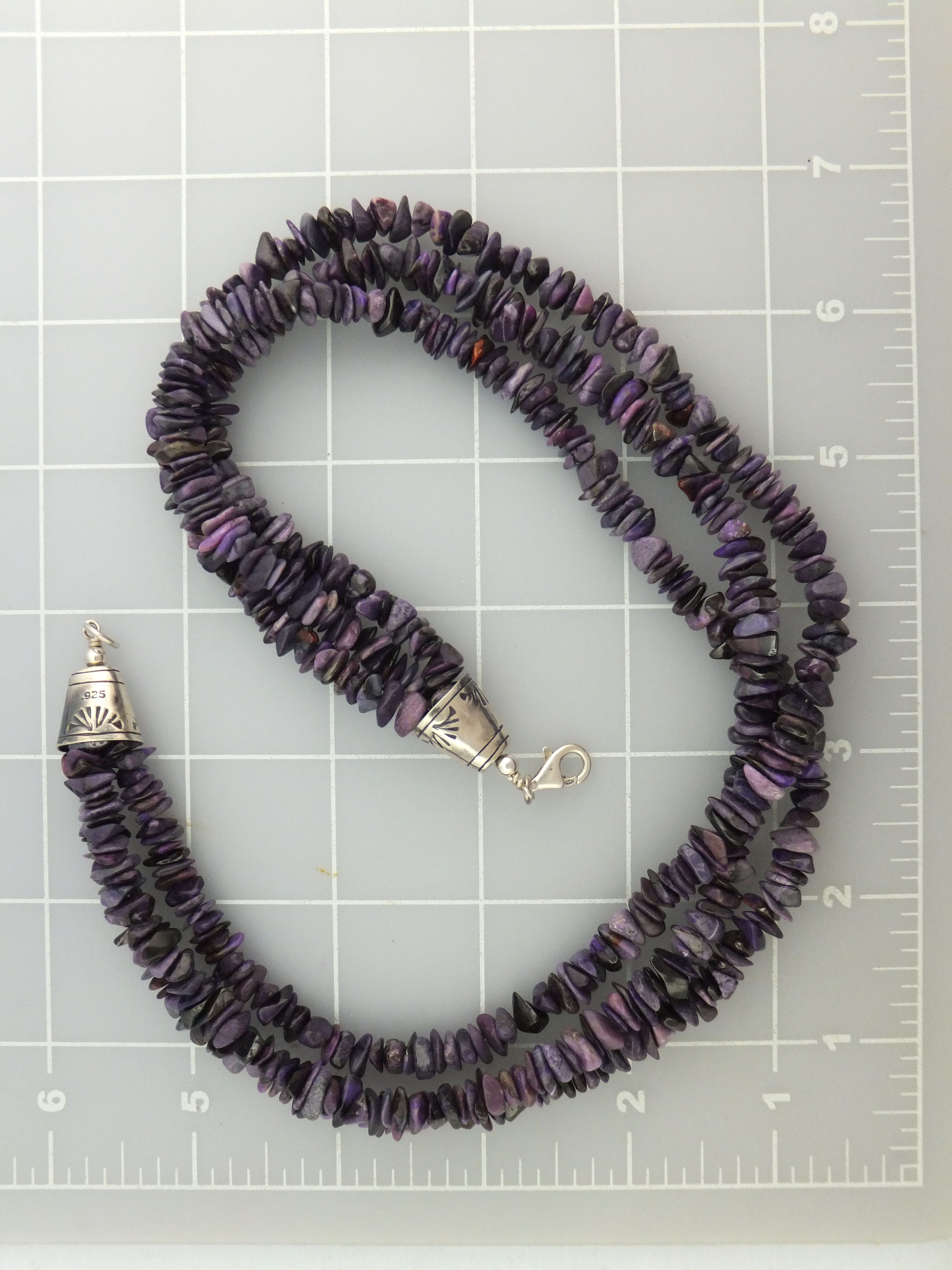 Necklace Russian Charoite Sterling Silver