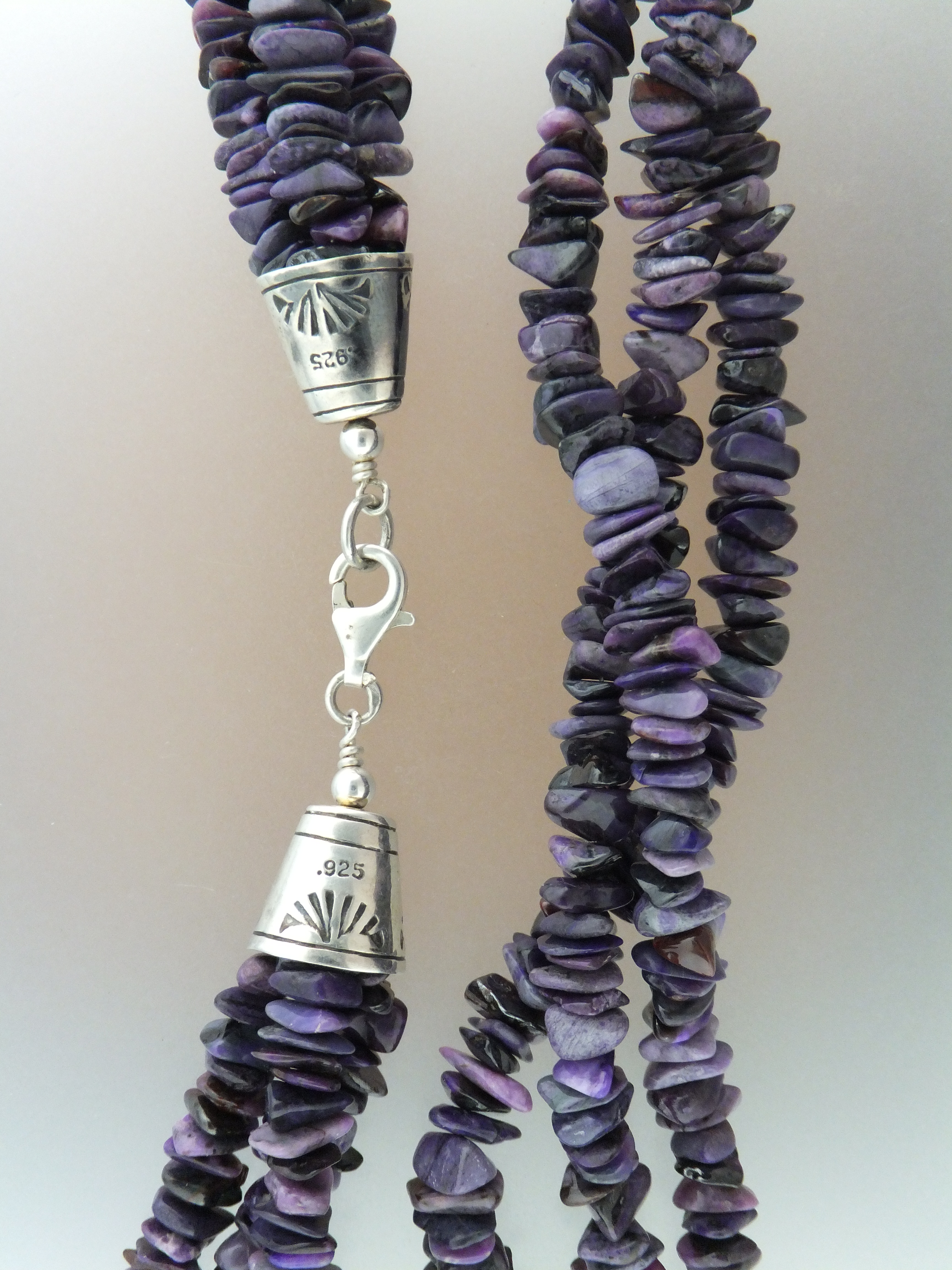 Necklace Russian Charoite Sterling Silver