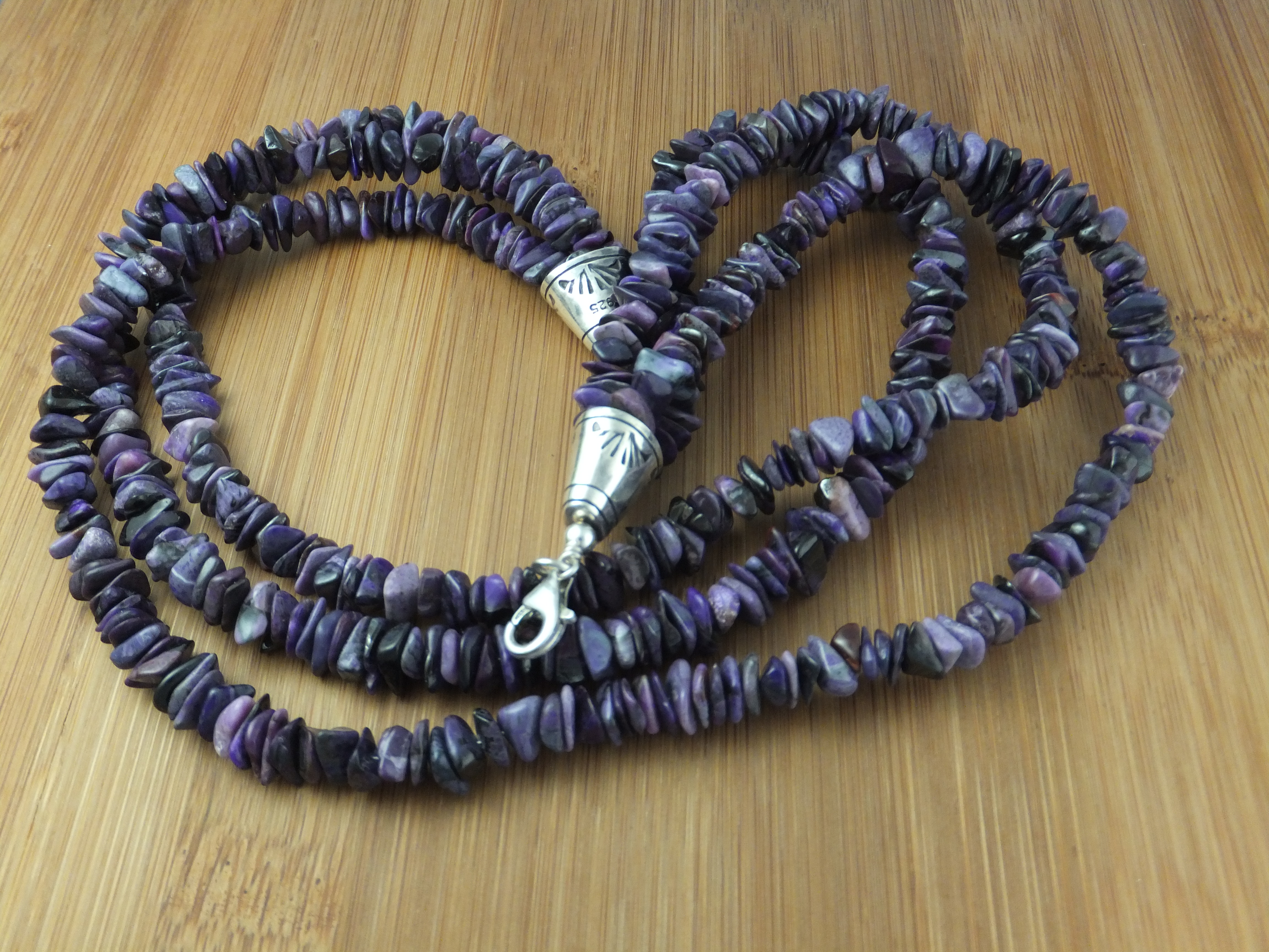 Necklace Russian Charoite Sterling Silver