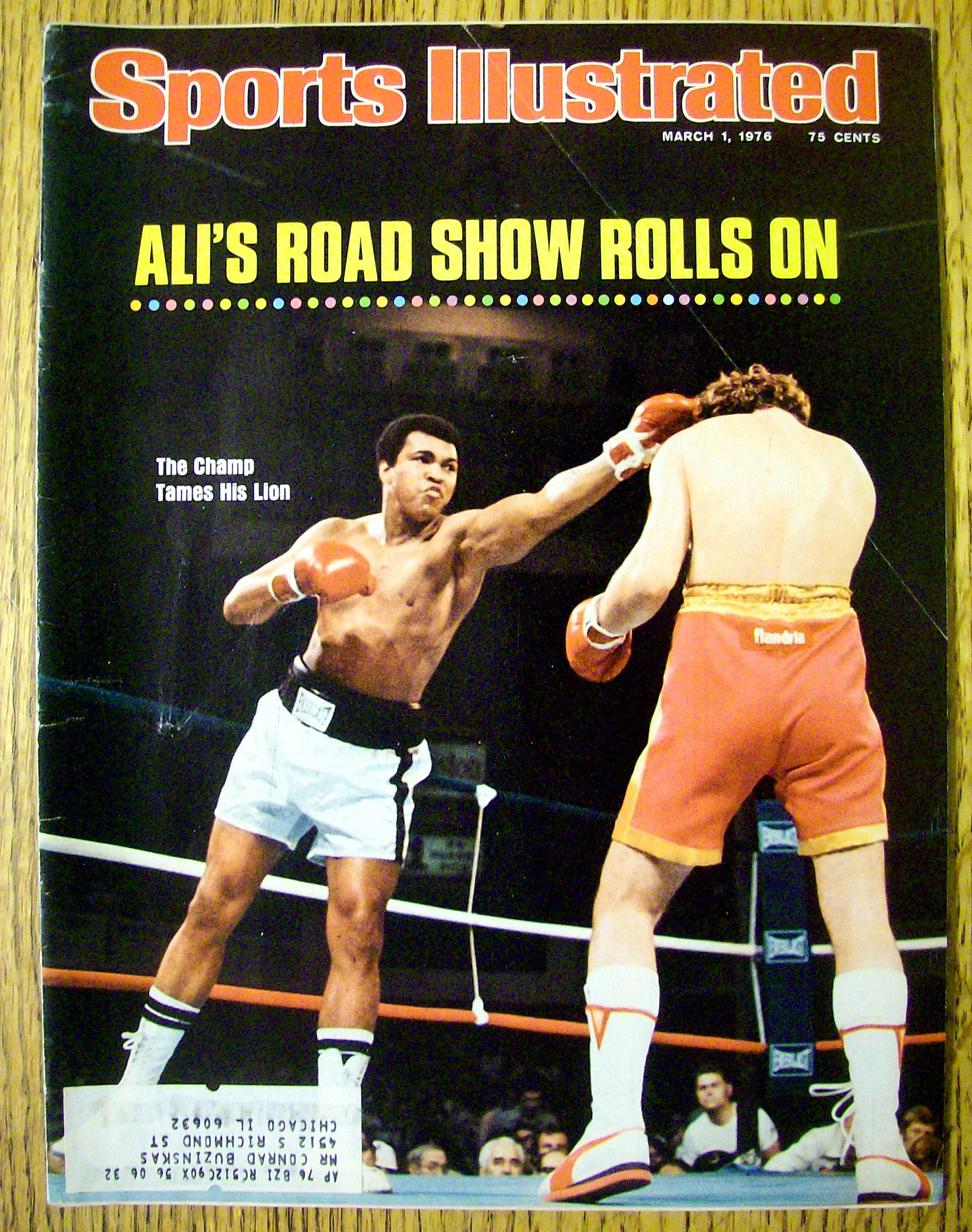 Sports Illustrated Magazine-March 1, 1976-Ali's Show