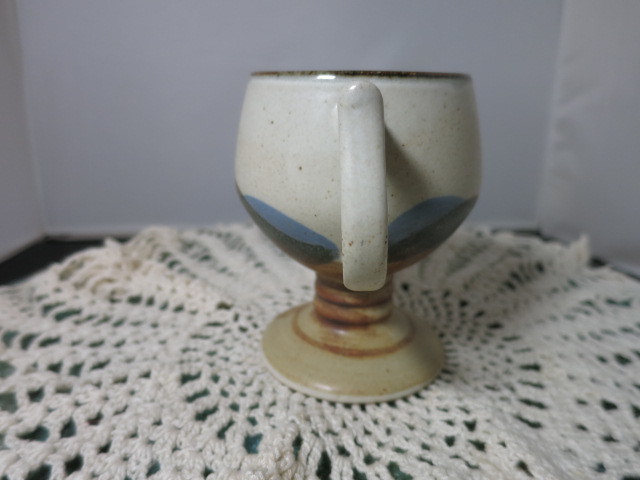 Vintage Stoneware Cup Mug holds 8 fluid ounces