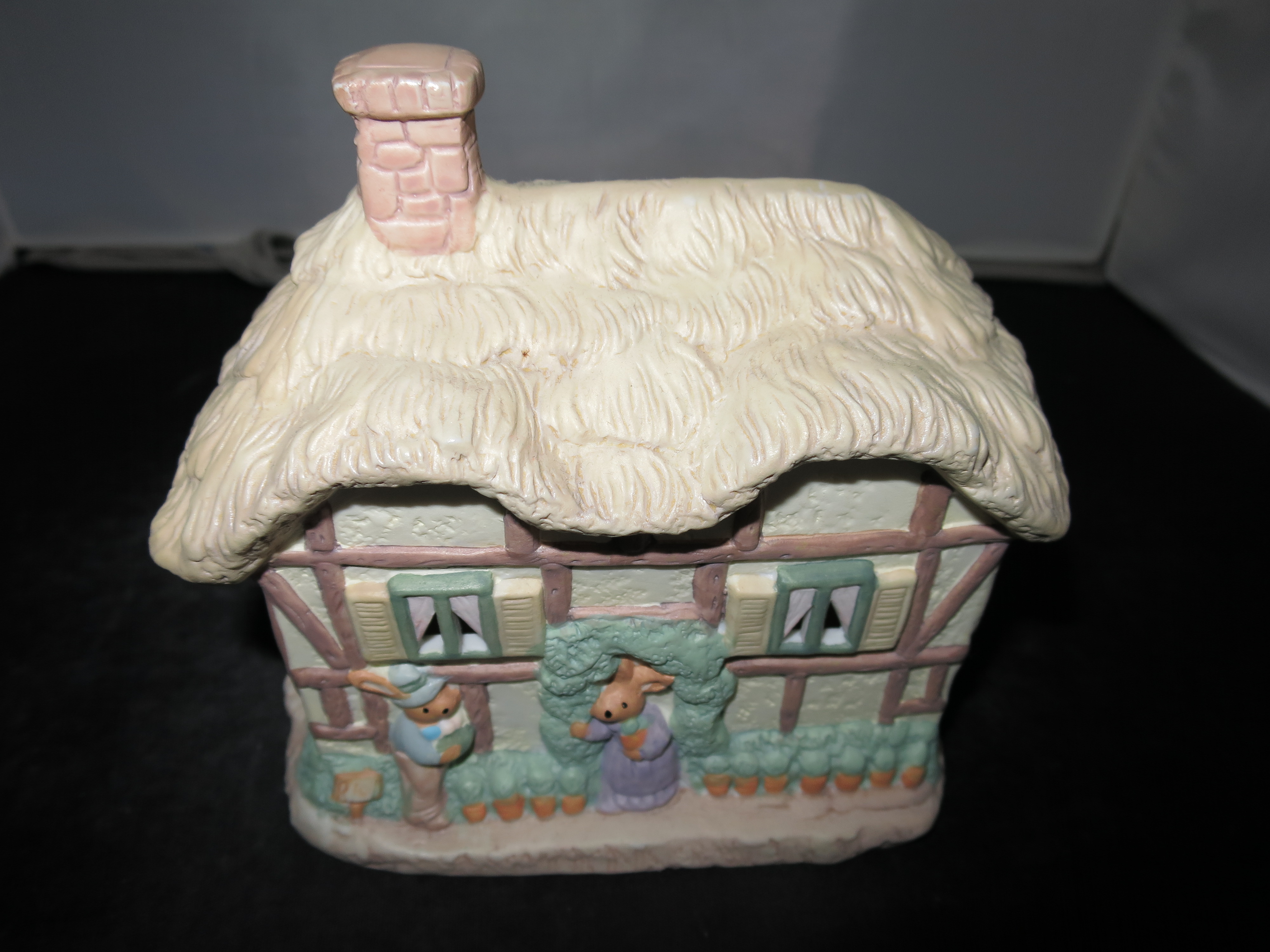 Easter Bunny Rabbit House Village Accessory