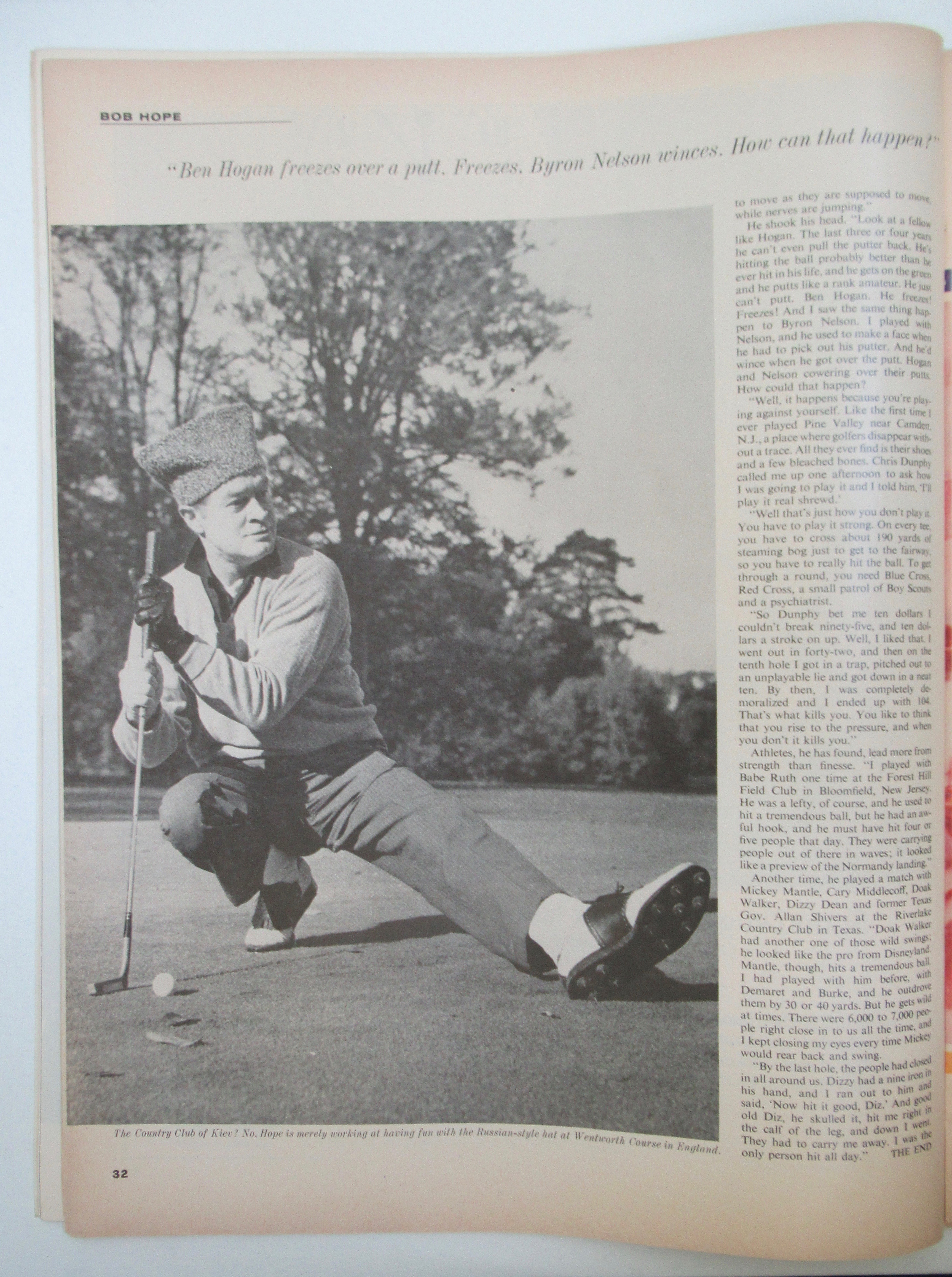 Saturday Evening Post Magazine-Nov 9, 1963-Bob Hope