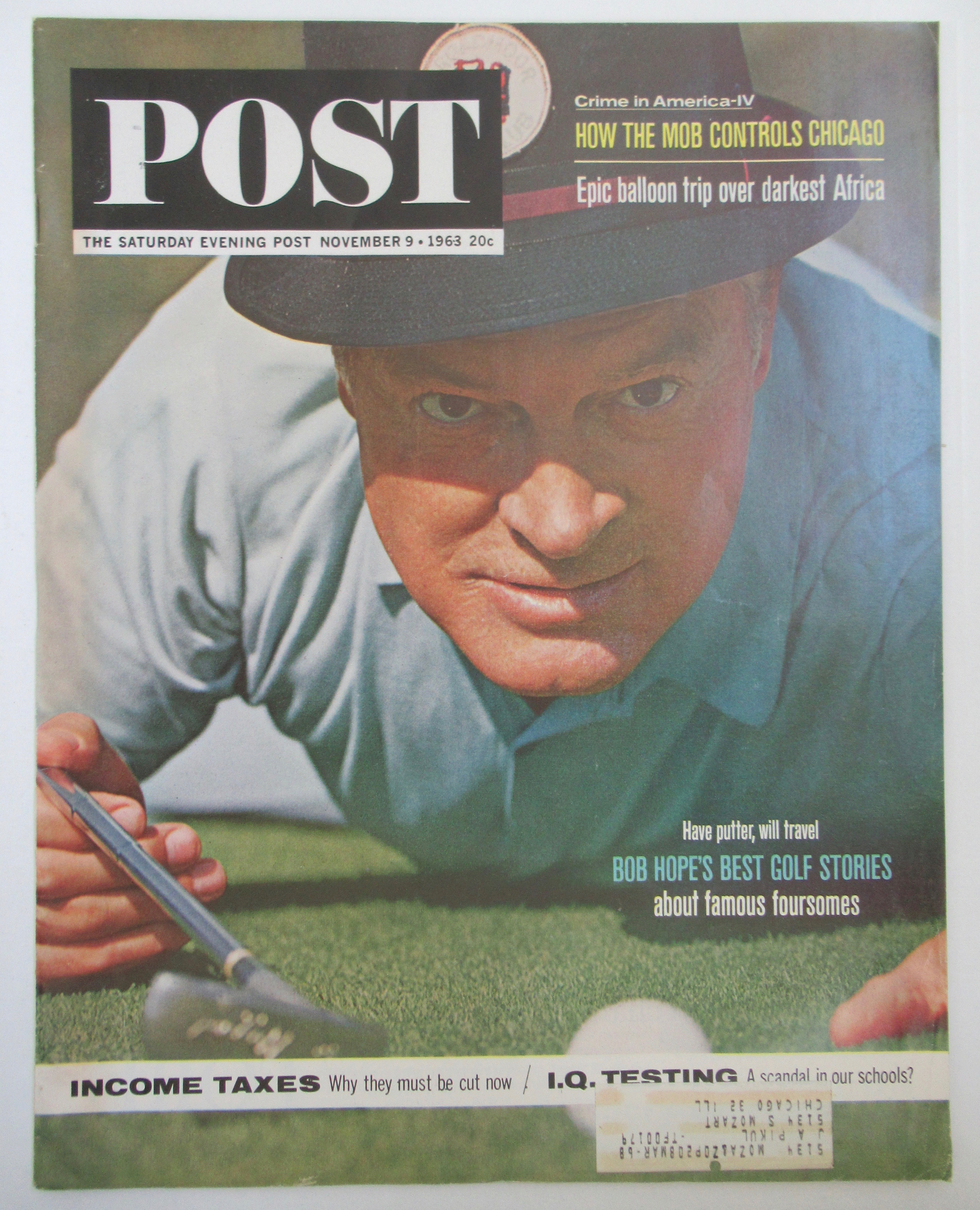 Saturday Evening Post Magazine-Nov 9, 1963-Bob Hope