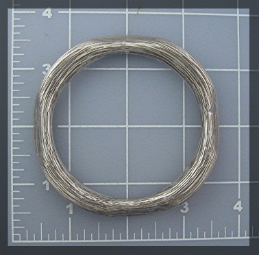 Bracelet Sterling Brushed  Silver Bangle Hand Made