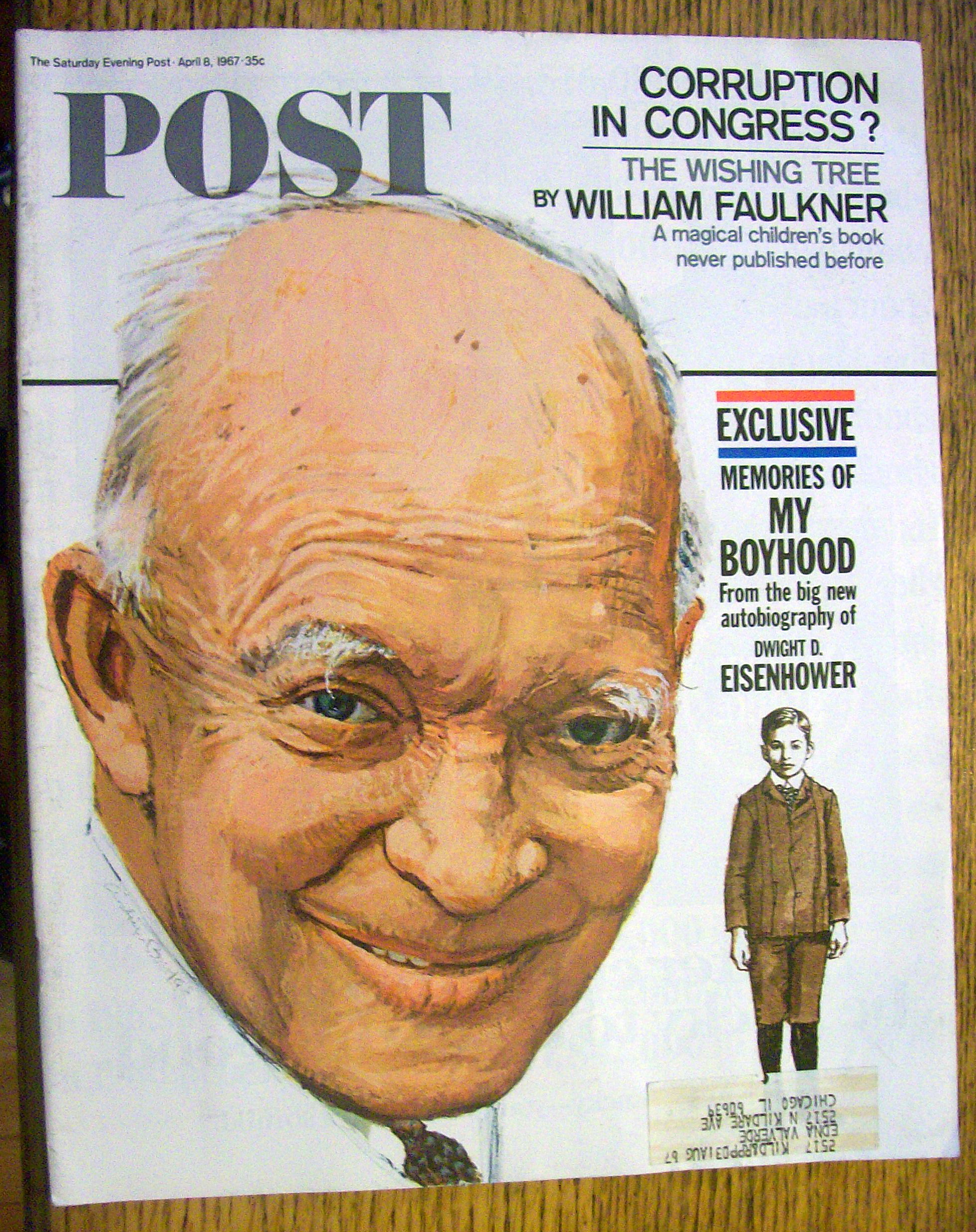Saturday Evening Post Magazine-April 8, 1967-Eisenhower
