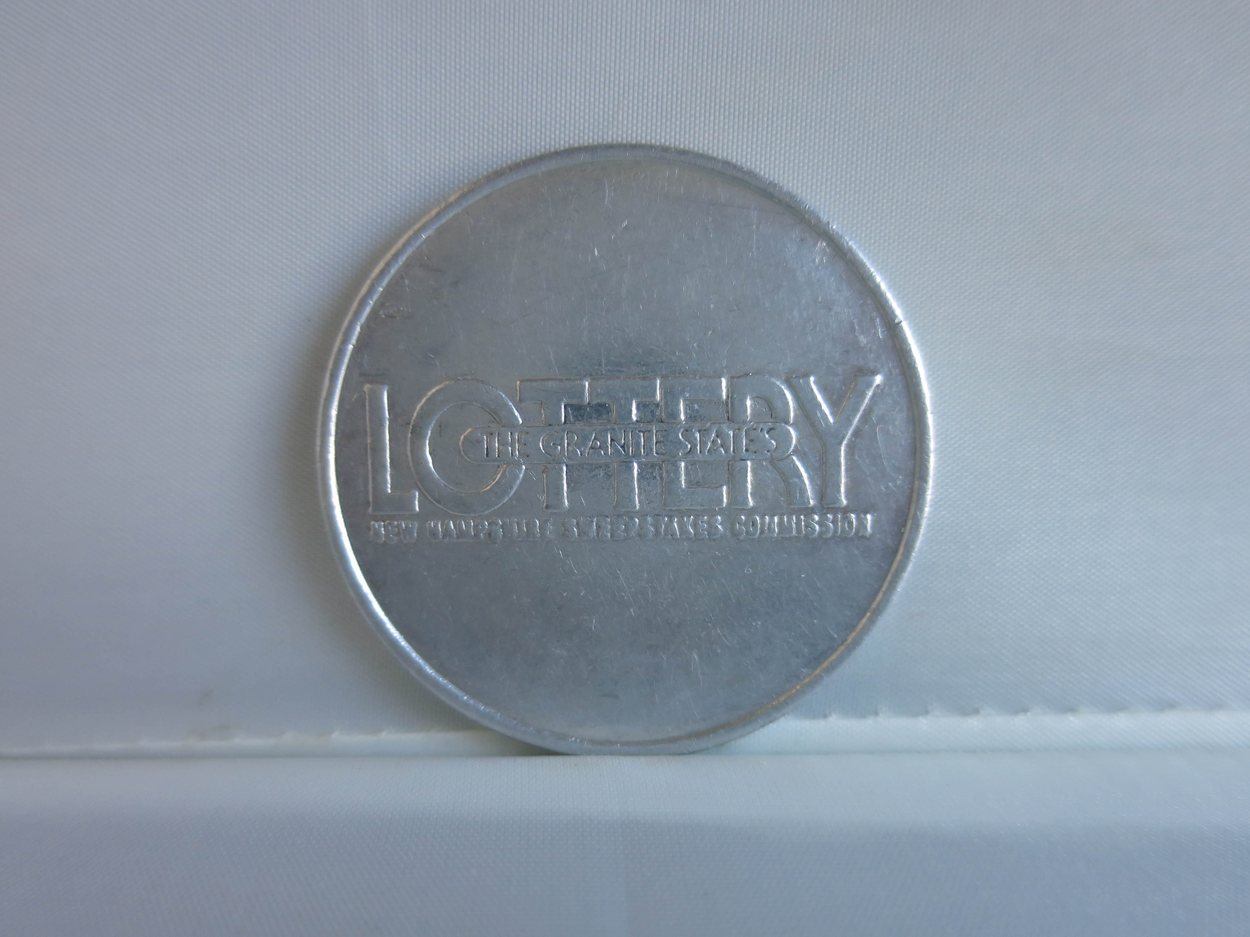 Old Man Of The Mountain New Hampshire Lottery Scratch Coin Token