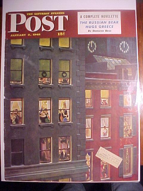 Saturday Evening Post Cover - Falter - January 3, 1948
