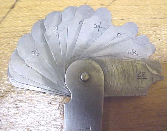 Starrett No. 178A  Radius Gage Set