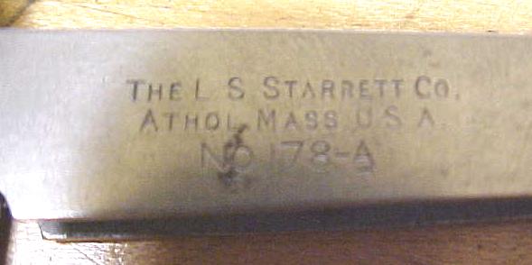 Starrett No. 178A  Radius Gage Set