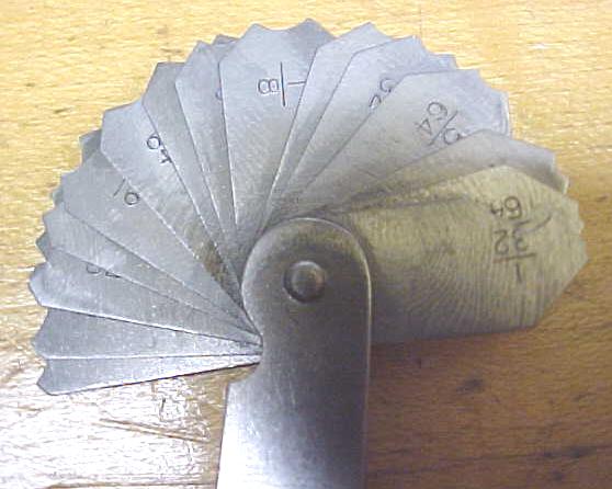 Starrett No. 178A  Radius Gage Set