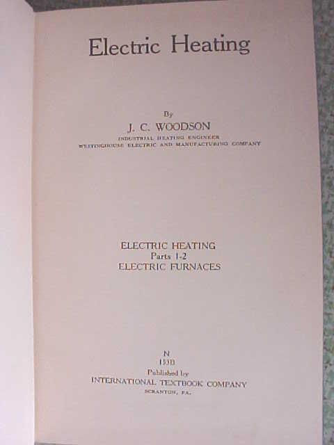 Electric Heating Leather 1937 International Textbook