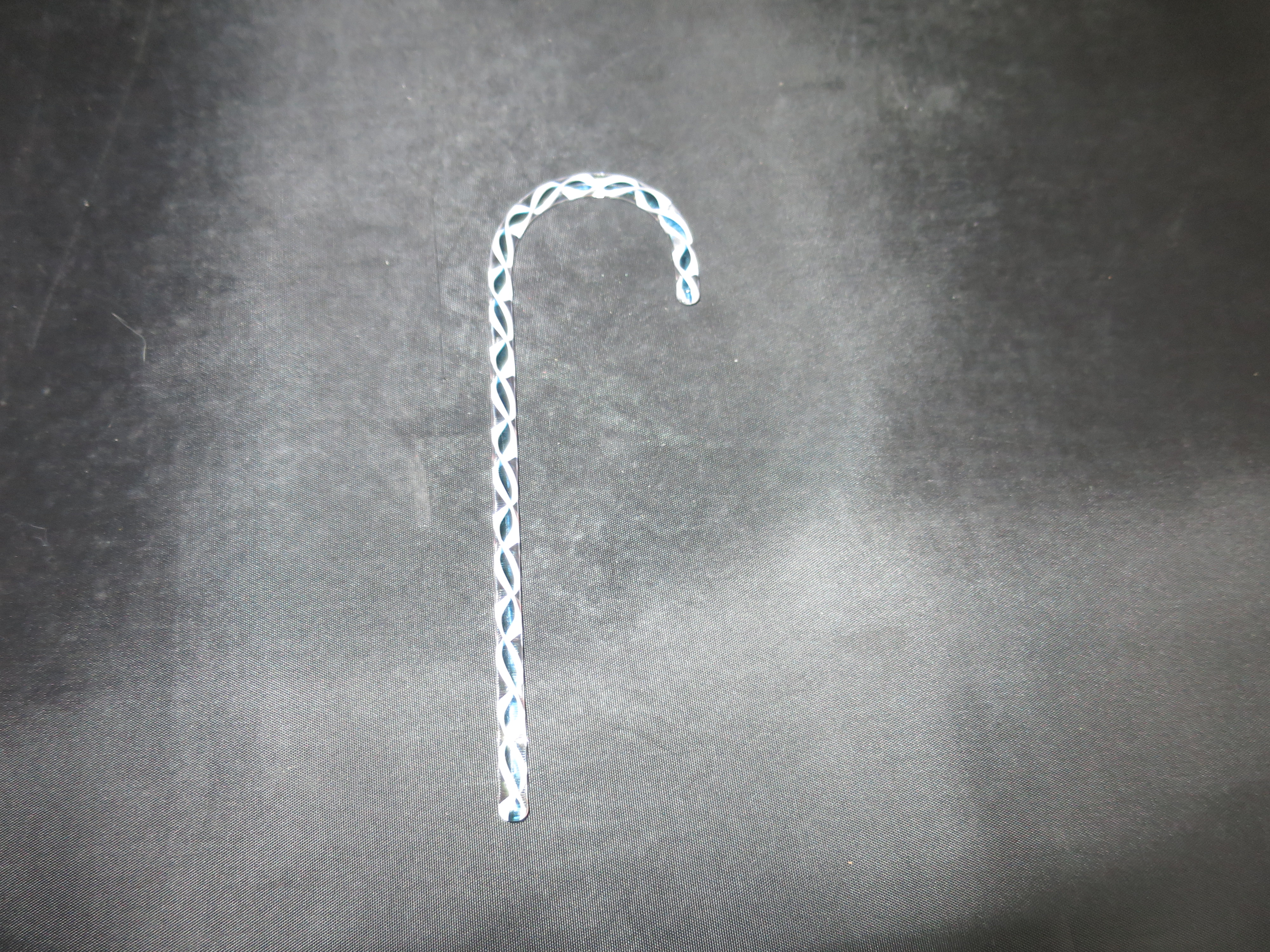 Cased Glass Candy Cane by Mary Angus Readsboro VT