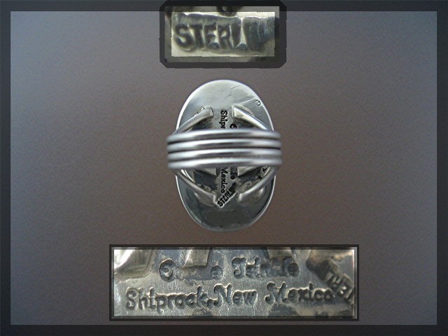 Orville Tsinni Navajo Sterling Silver Ring
